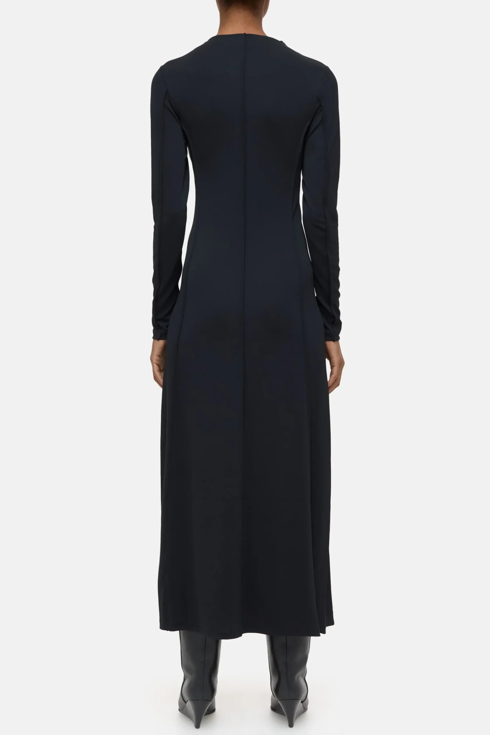 Closed Kleider*Langes Jerseykleid Black