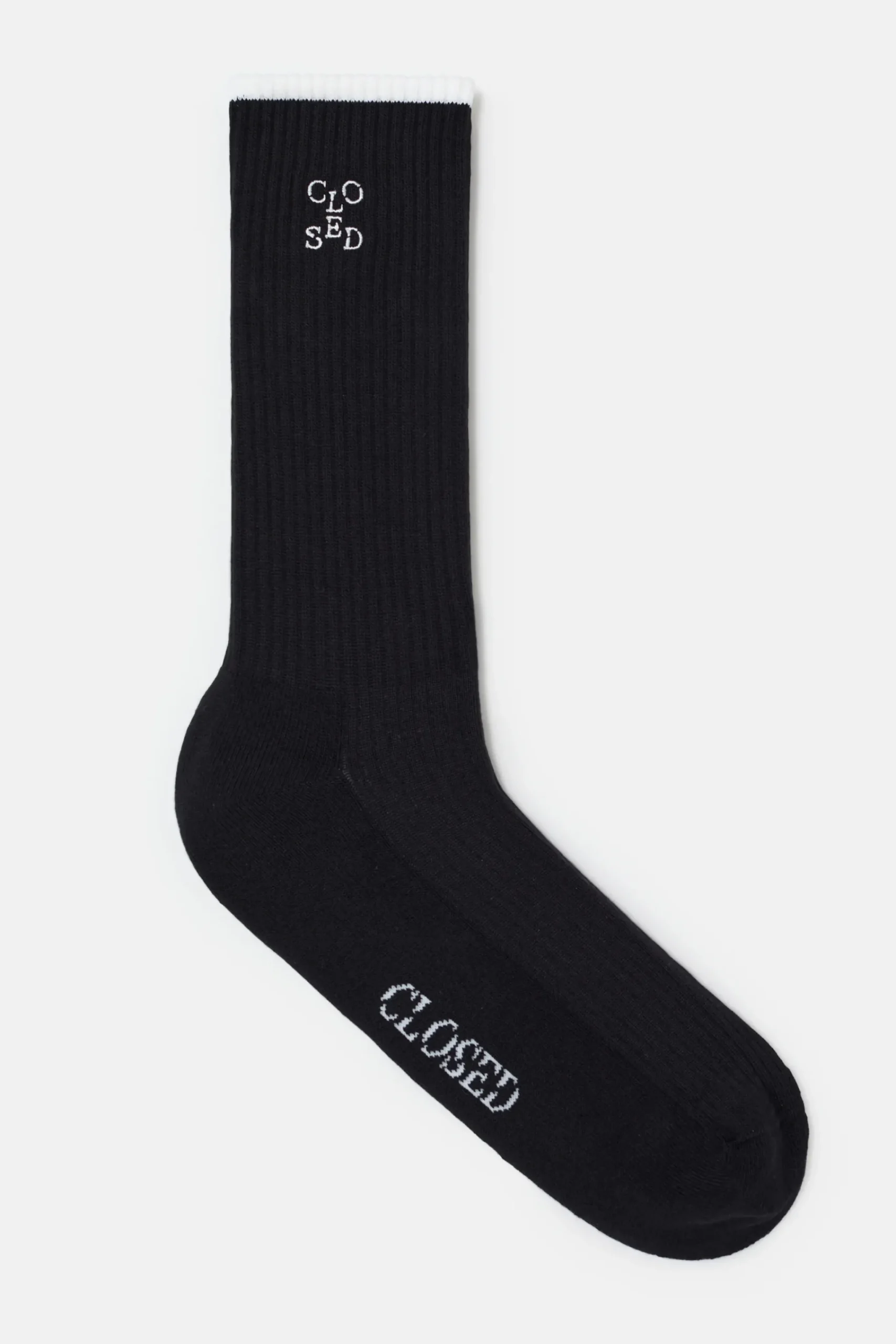 Closed Socken*Logo-Socken aus Bio-Baumwoll-Mix Black