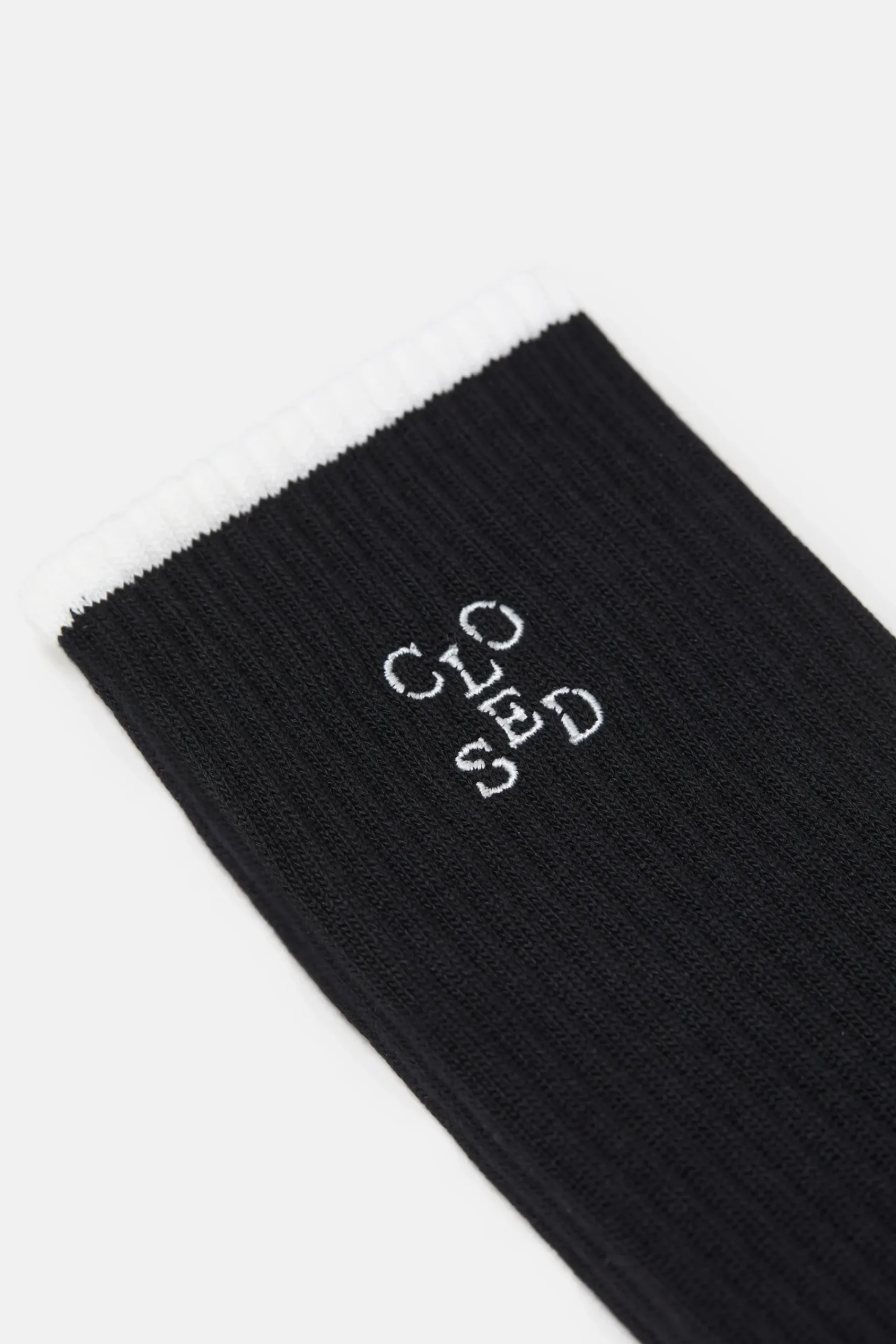 Closed Socken*Logo-Socken aus Bio-Baumwoll-Mix Black