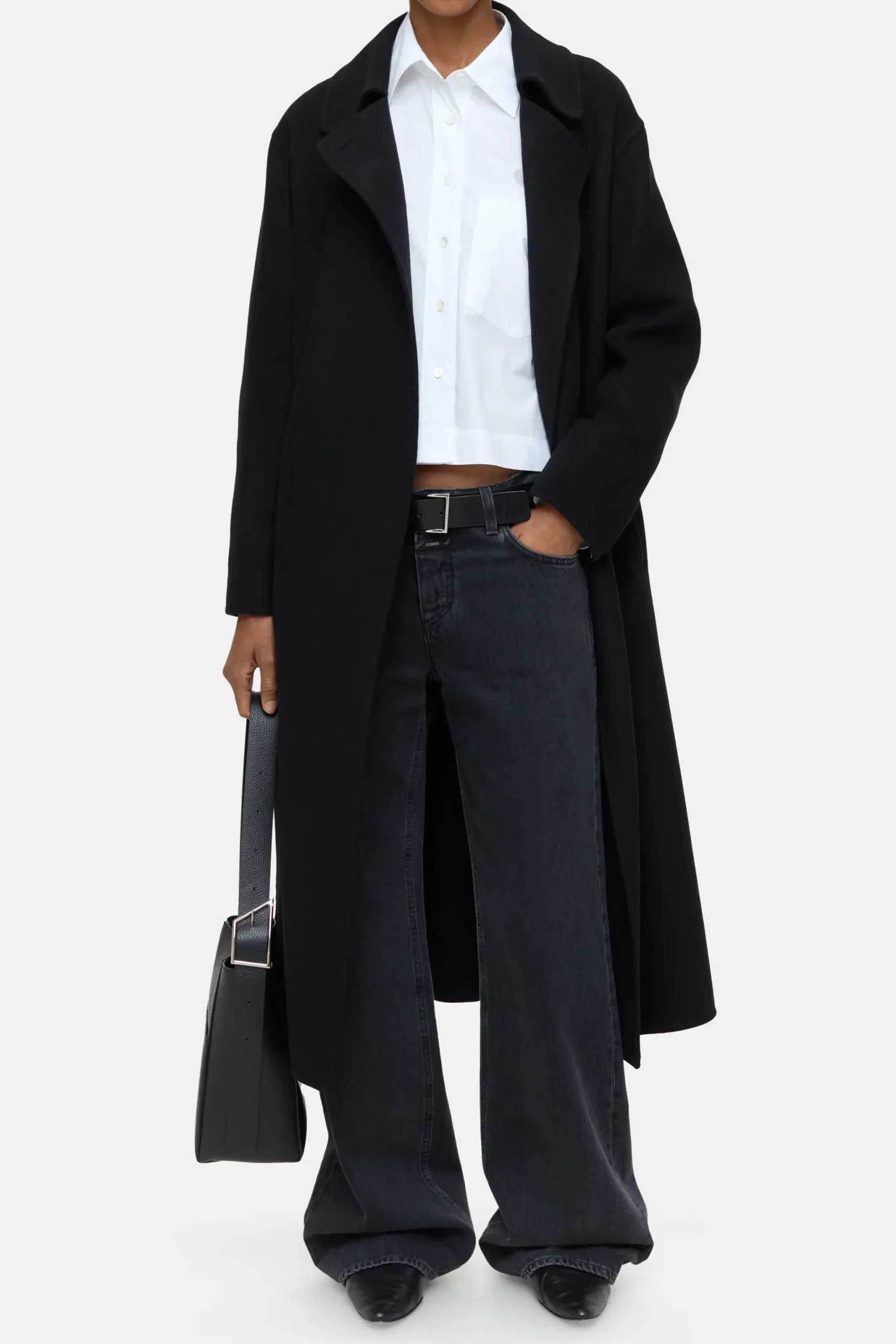 Closed Jacken & Mäntel*Mantel aus Doubleface Black