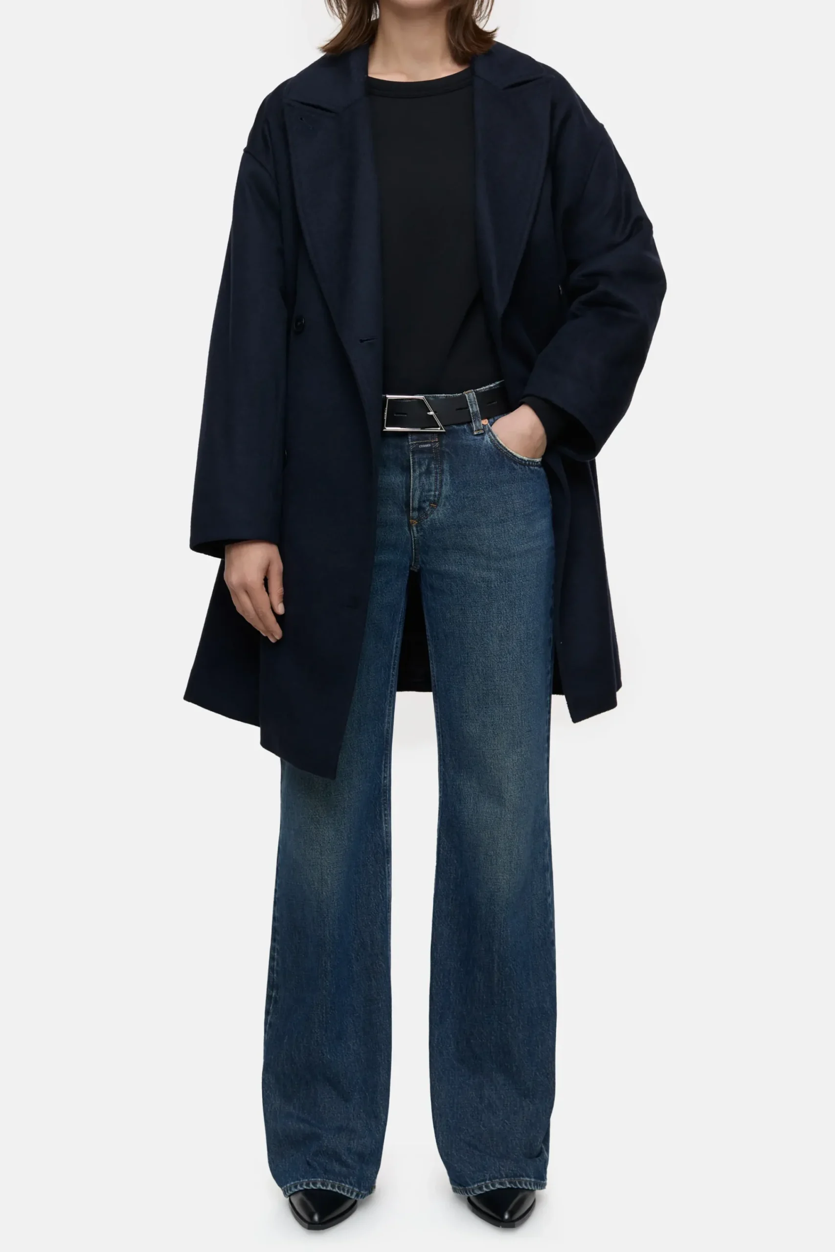 Closed Jacken & Mäntel*Mantel aus Woll-Kaschmir-Mix Darknight