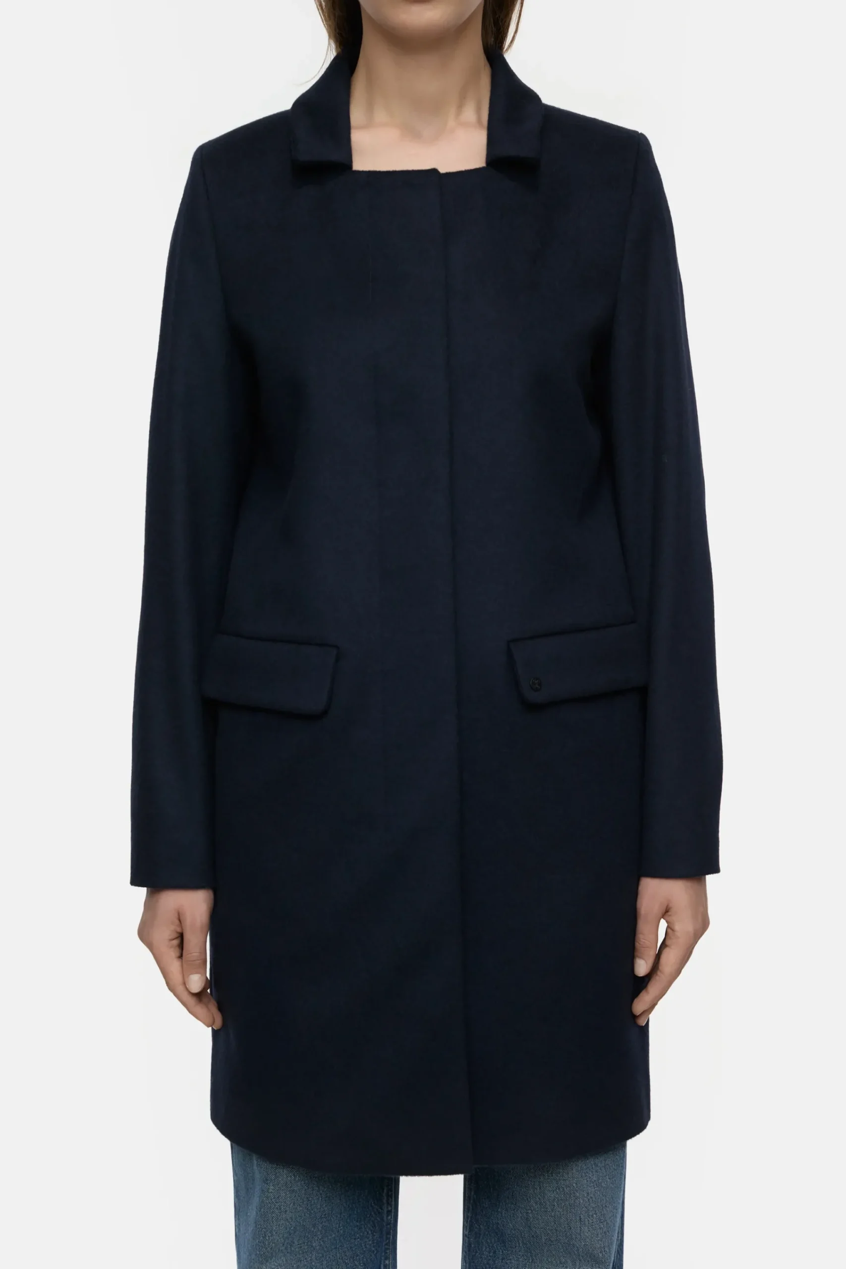 Closed Jacken & Mäntel*Mantel aus Woll-Kaschmir-Mix Darknight