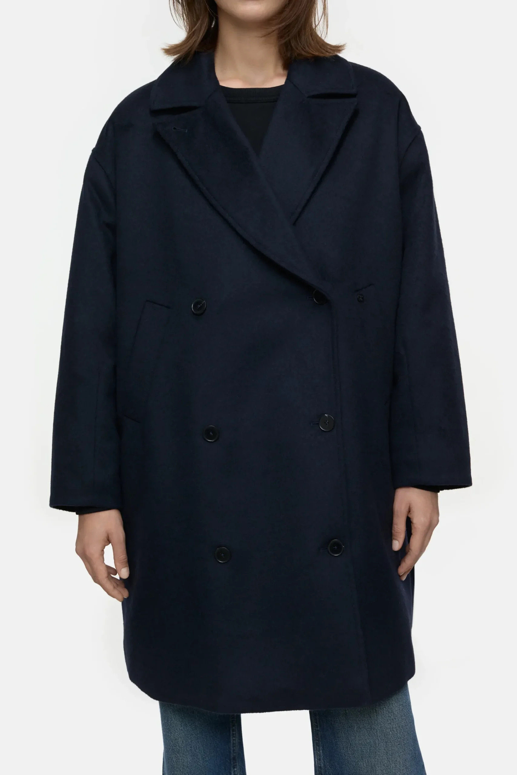 Closed Jacken & Mäntel*Mantel aus Woll-Kaschmir-Mix Darknight