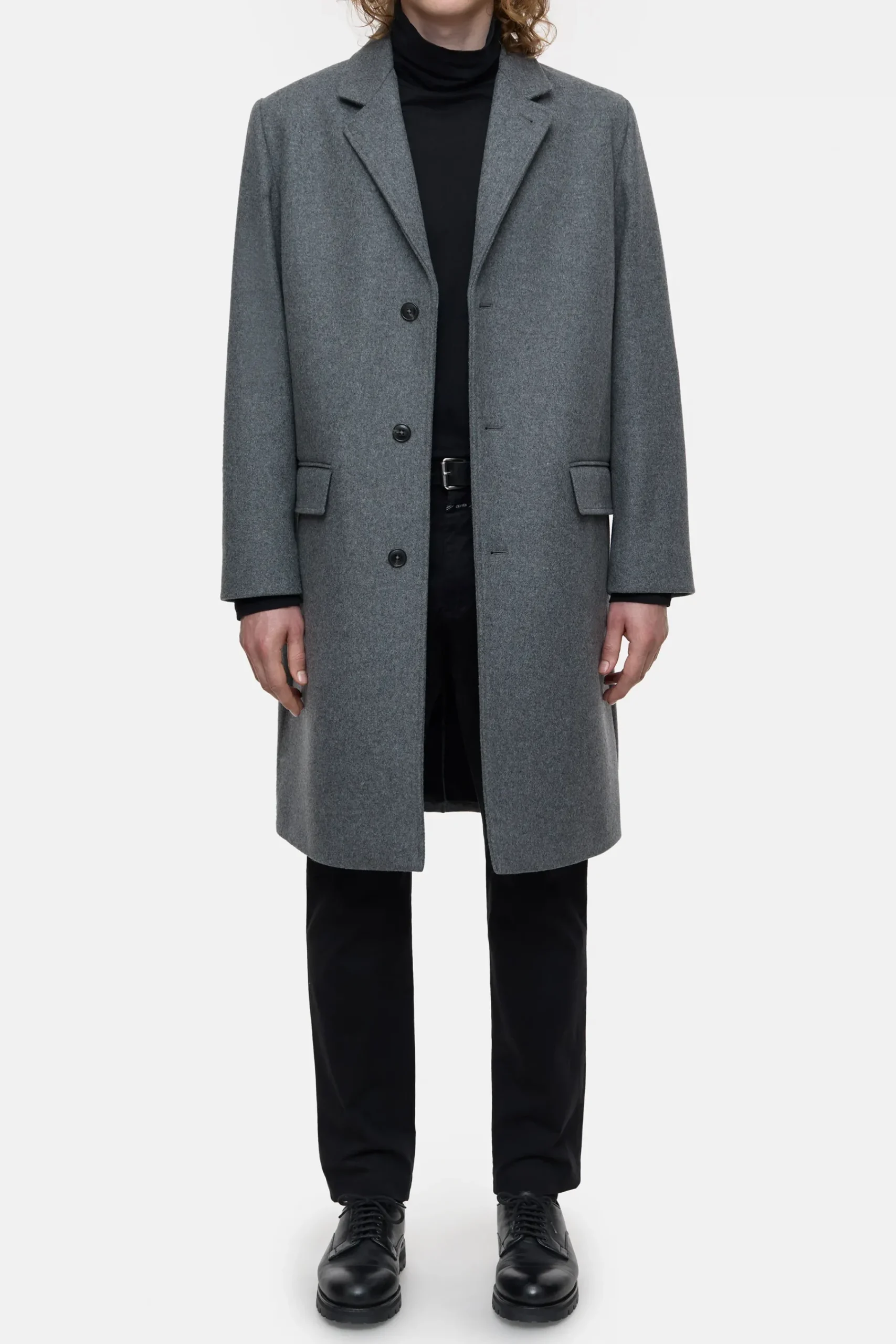 Closed Jacken & Mäntel*Mantel aus Woll-Mix Darkgreymelange