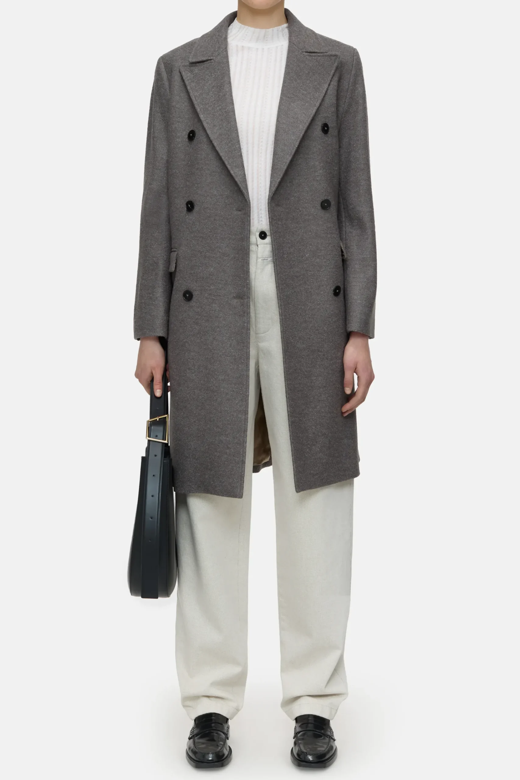 Closed Jacken & Mäntel*Mantel aus Woll-Mix Heritagegrey
