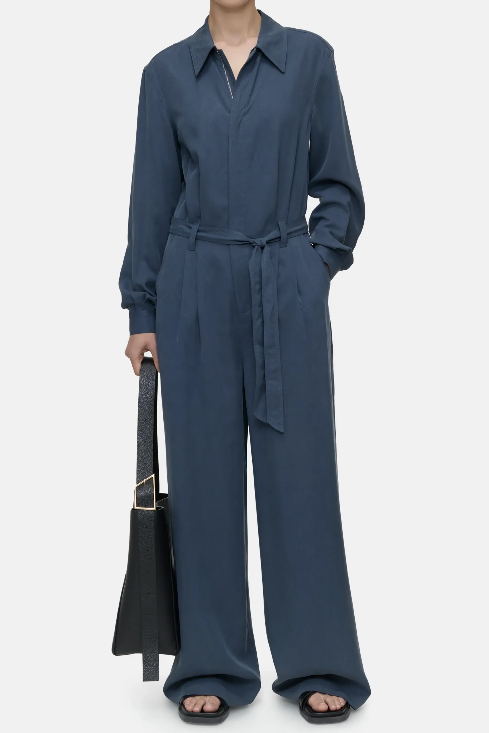 Closed Hosen*Overall mit Gürtel Smokeyblue