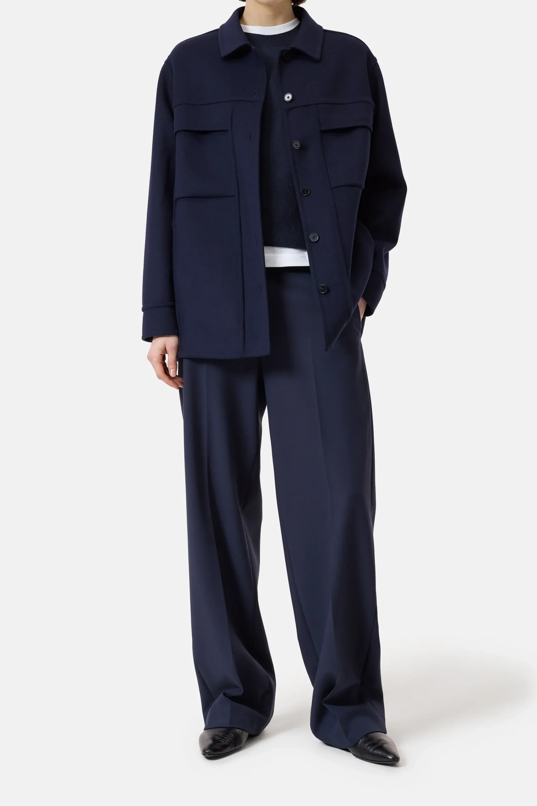 Closed Jacken & Mäntel*Overshirt aus Doubleface Darknight