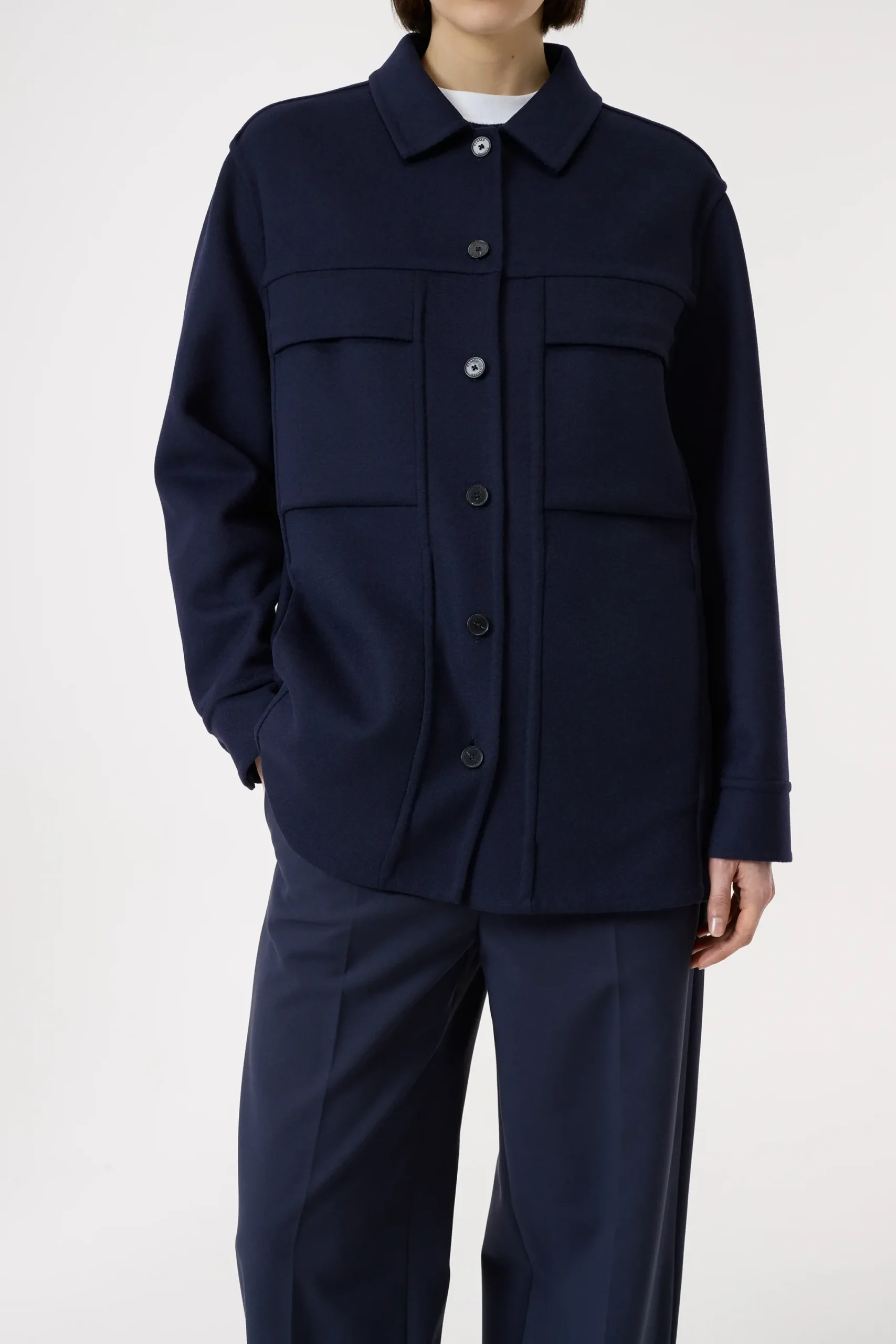 Closed Jacken & Mäntel*Overshirt aus Doubleface Darknight