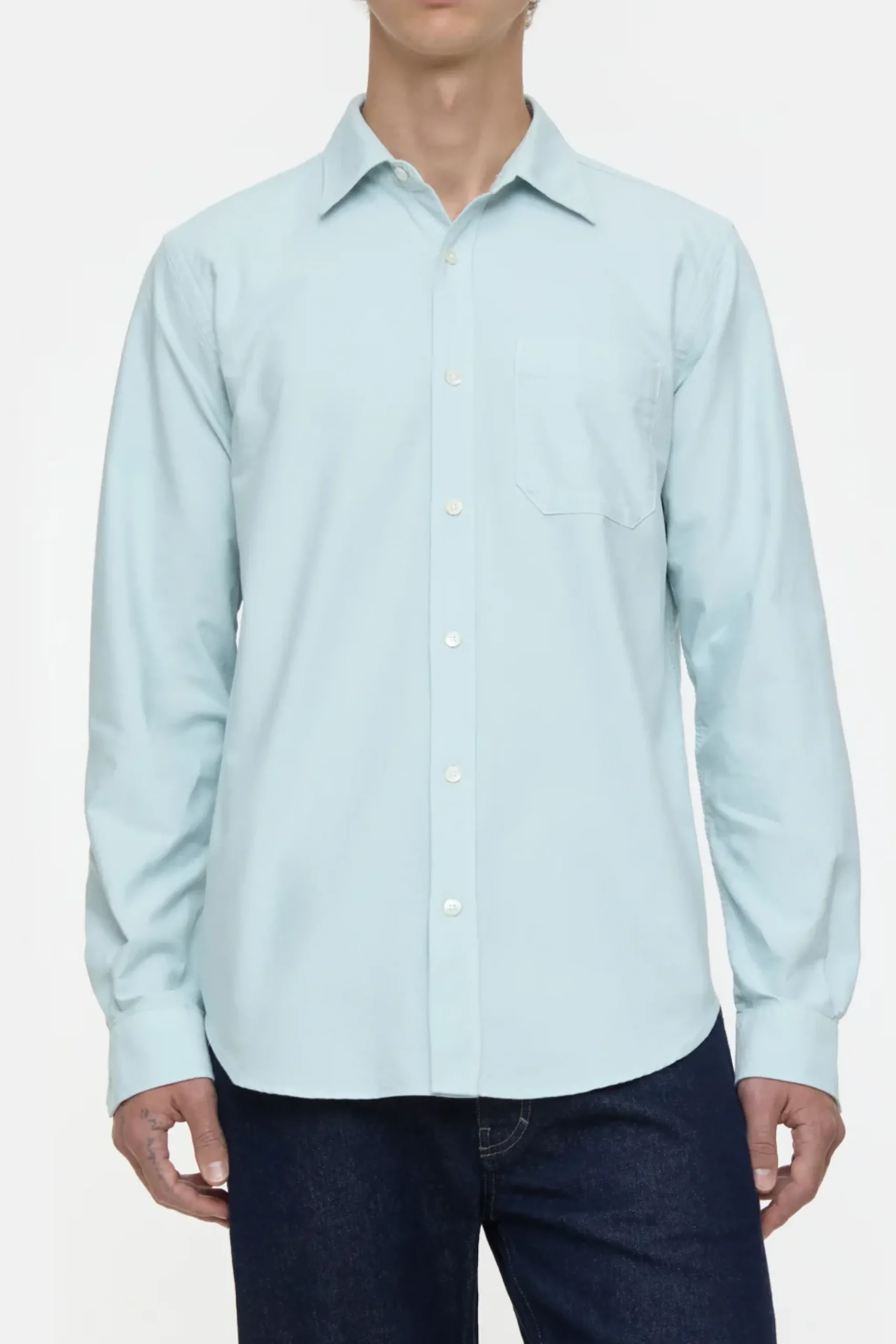 Closed Hemden*Oxford-Hemd aus Bio-Baumwolle Lightskyblue