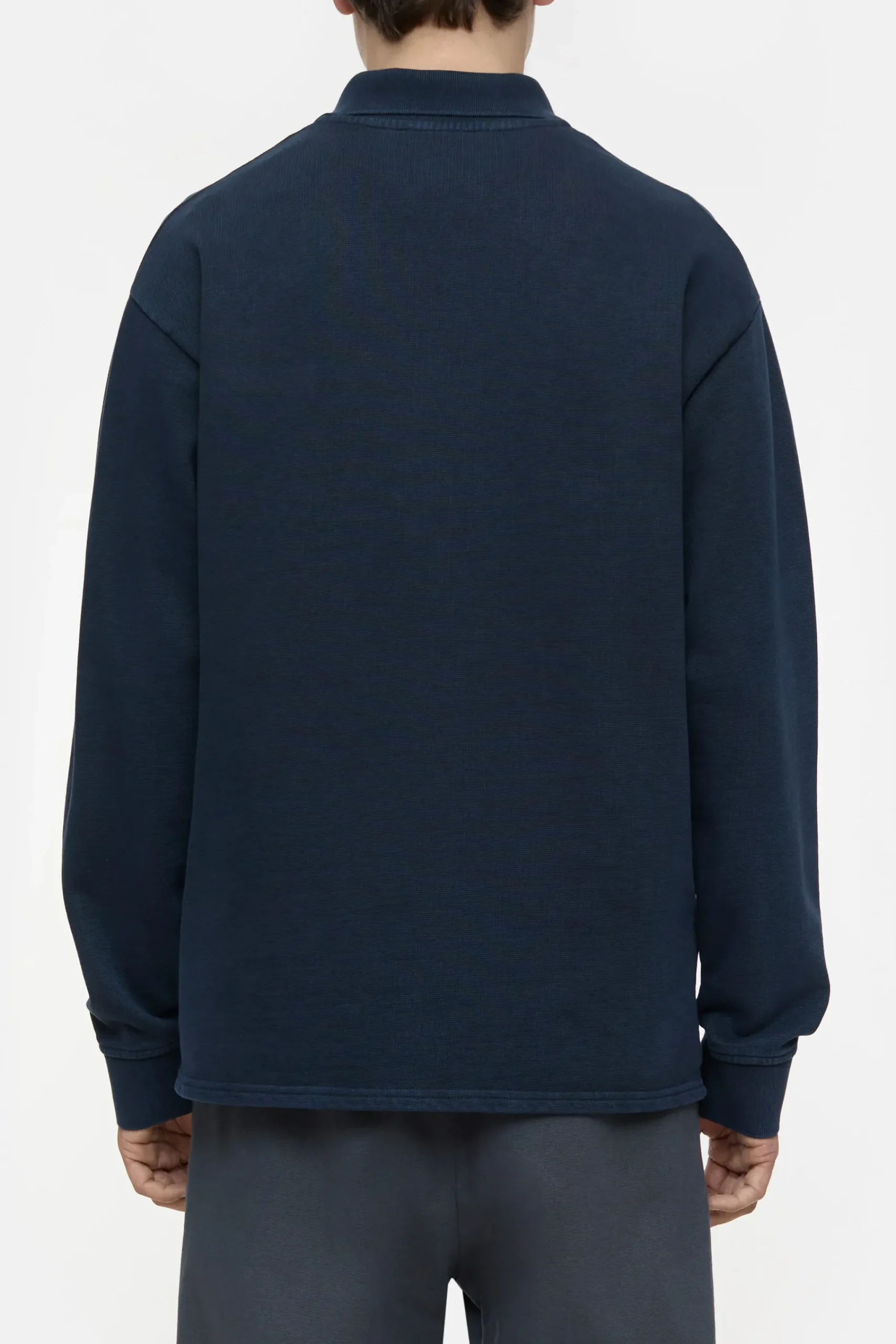 Closed T-shirts*Polo-Pullover aus reiner Bio-Baumwolle Smokeyblue