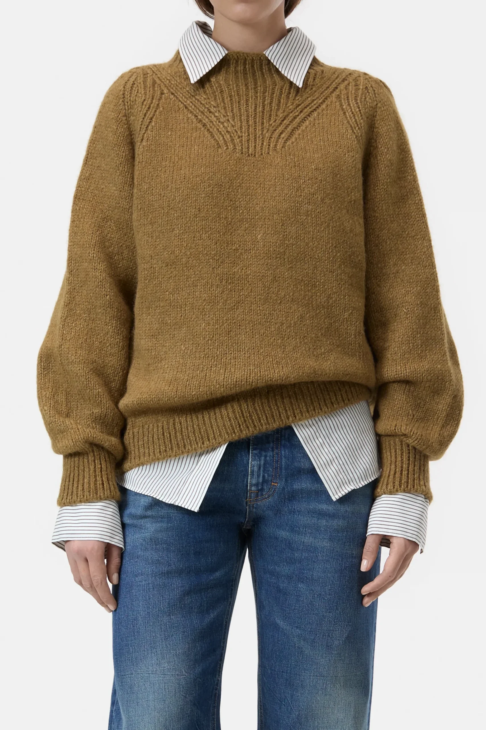 Closed Strick*Pullover aus Alpaka-Mix Tullamorebrown