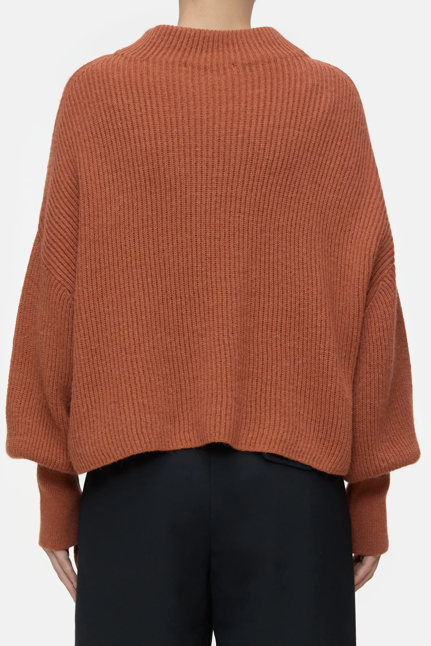 Closed Strick*Pullover aus Alpaka-Mix Ferrobrown