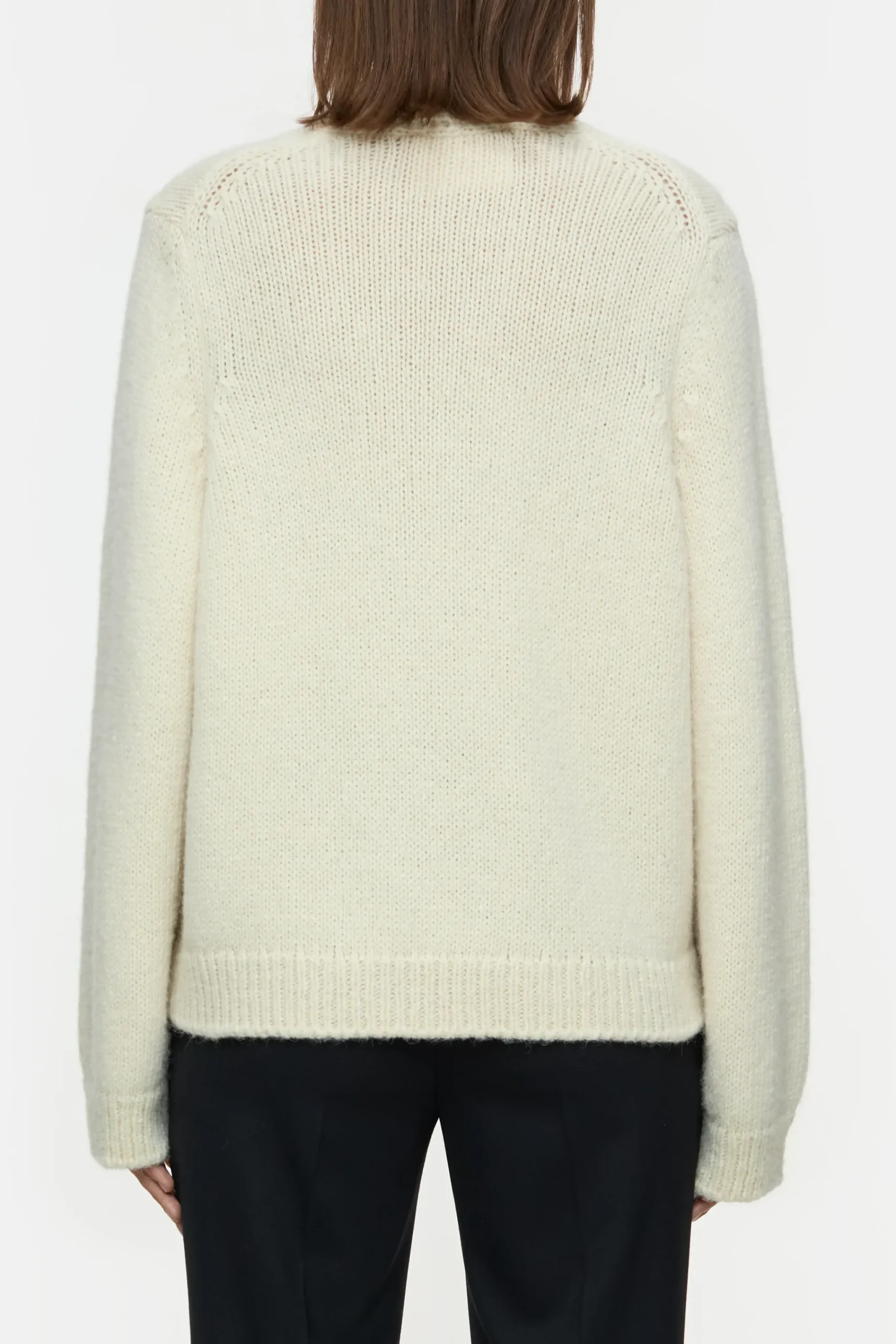 Closed Strick*Pullover aus Alpaka-Mix Ivory