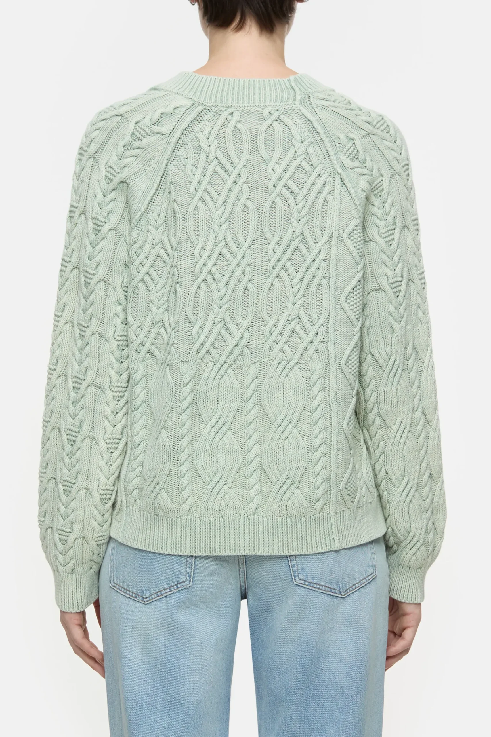 Closed Strick*Pullover aus Bio-Baumwolle Pastelolive