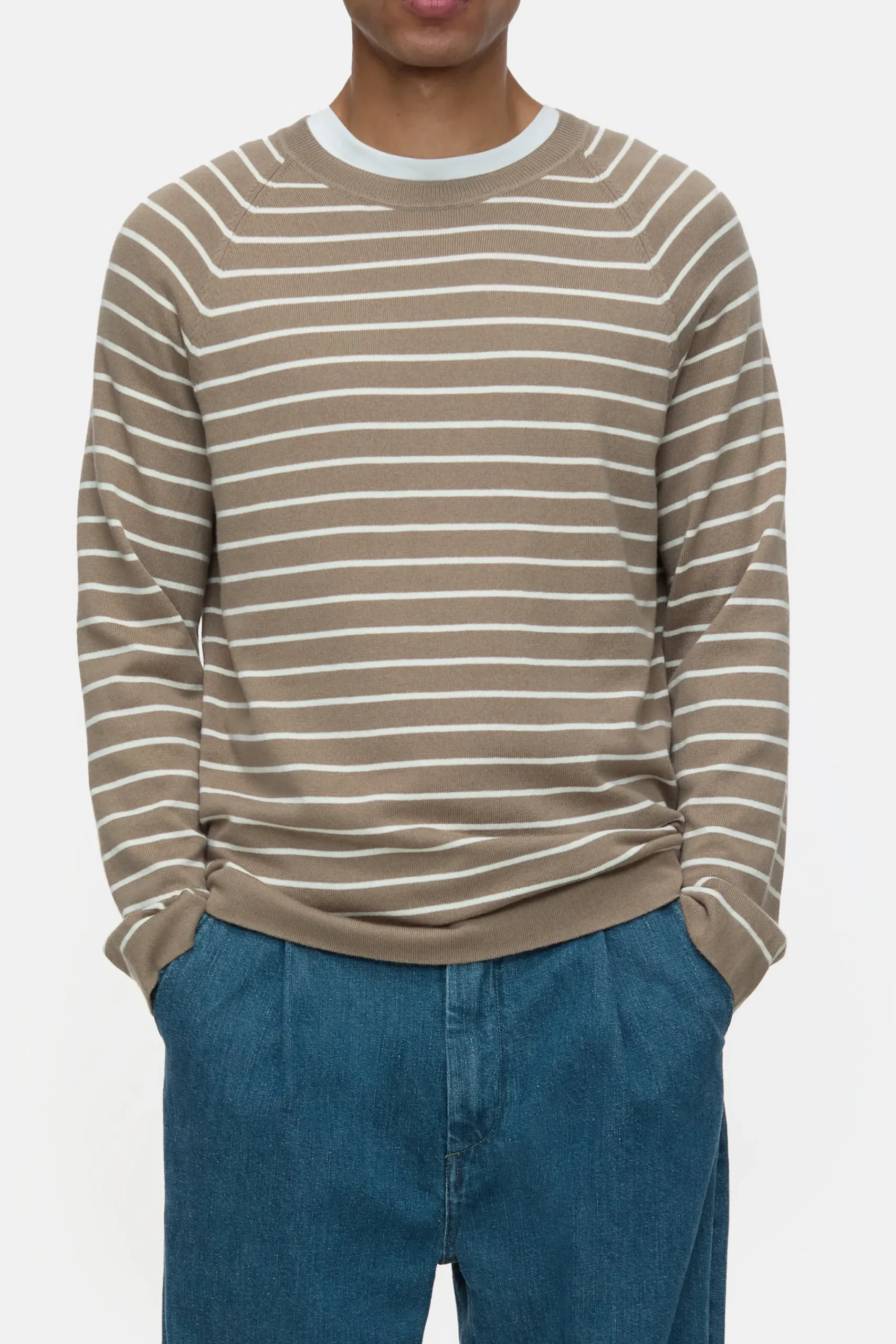 Closed Strick*Pullover aus Bio-Baumwoll-Mix Naturallinen