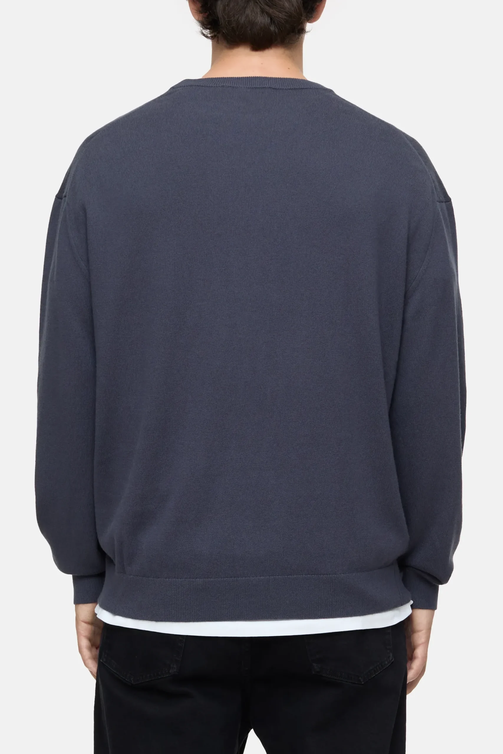 Closed Strick*Pullover aus Bio-Baumwoll-Mix Smokeyblue