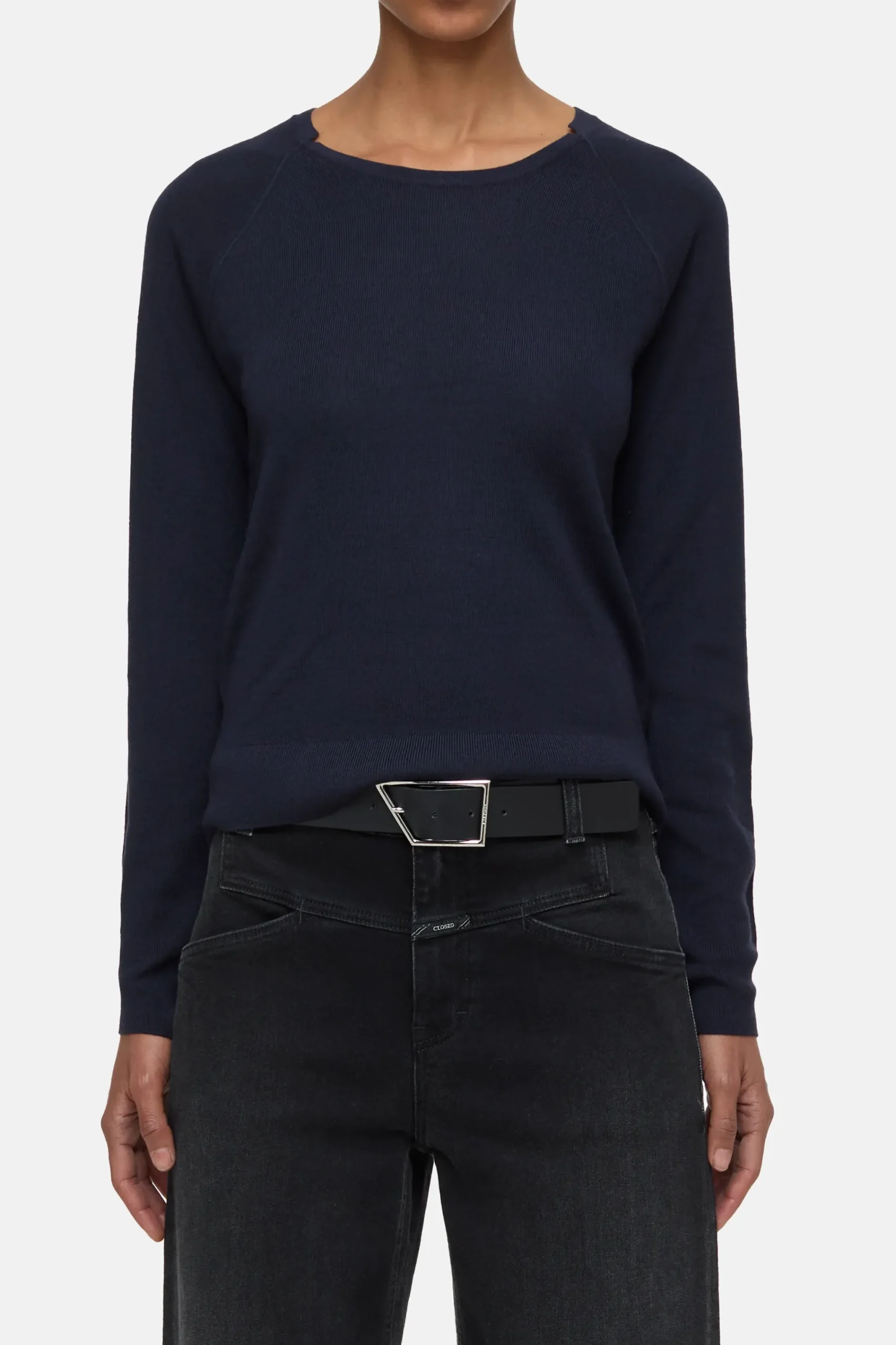 Closed Strick*Pullover aus Bio-Woll-Mix Darknight