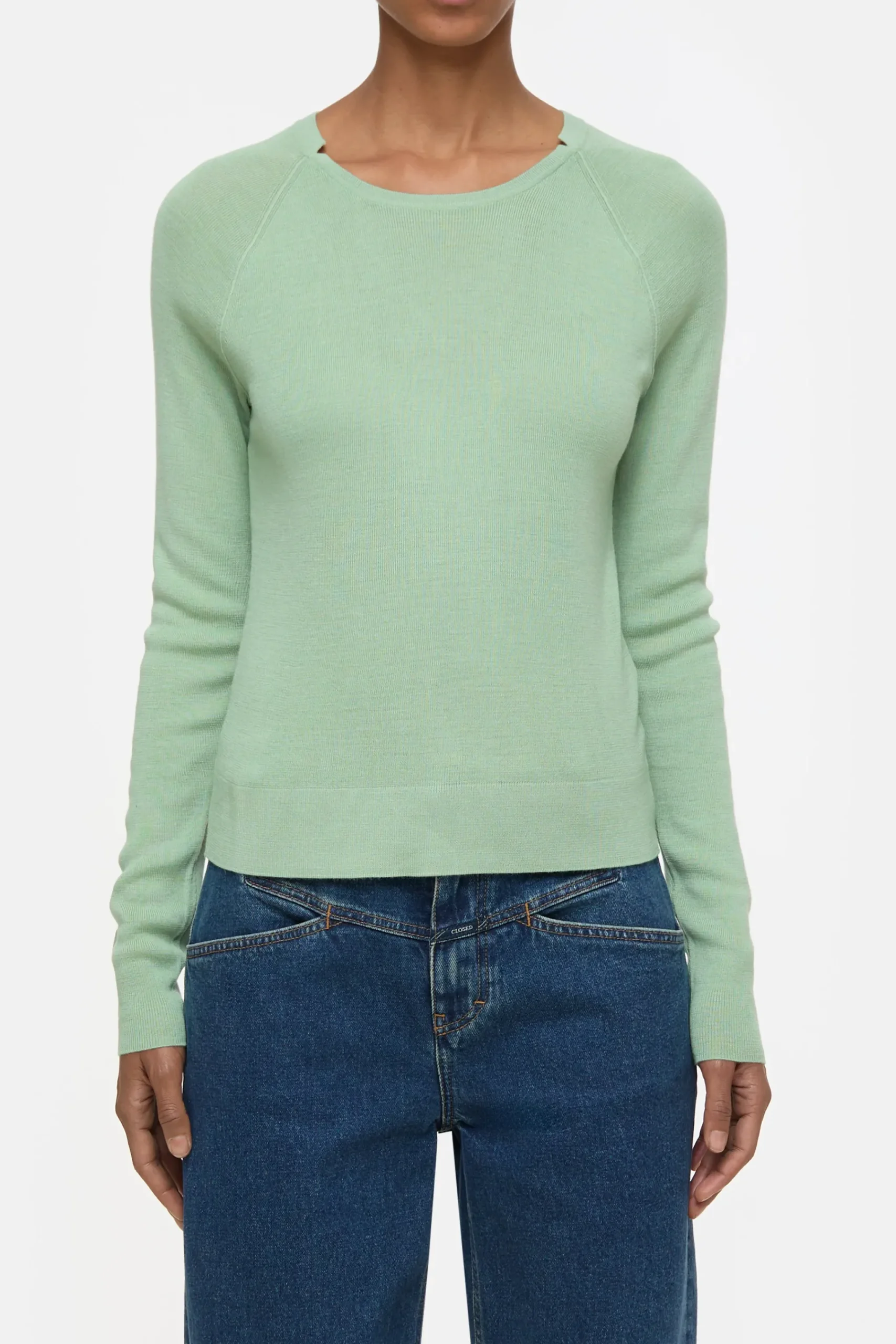 Closed Strick*Pullover aus Bio-Woll-Mix Giadagreen