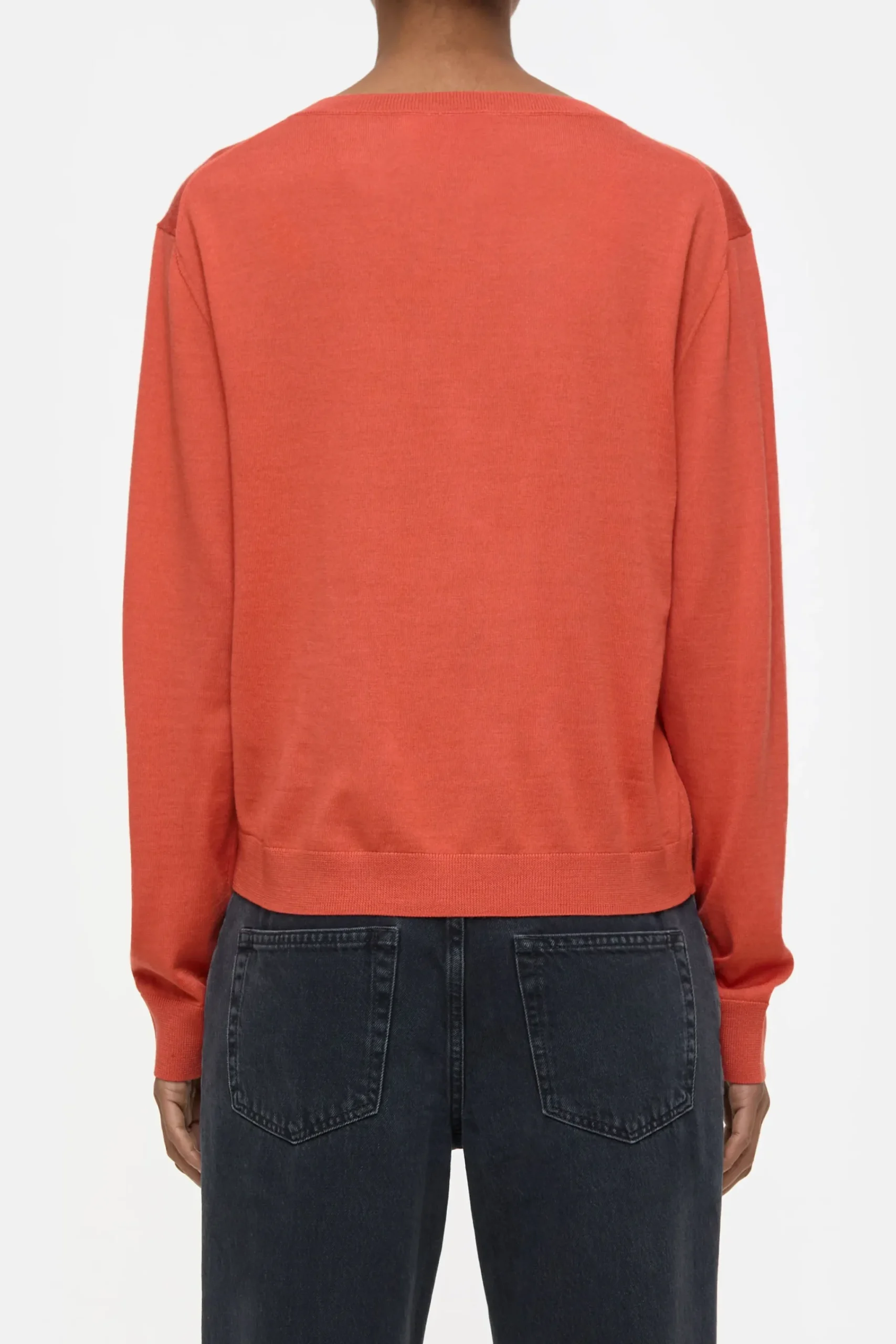 Closed Strick*Pullover aus Bio-Woll-Mix Aperolred