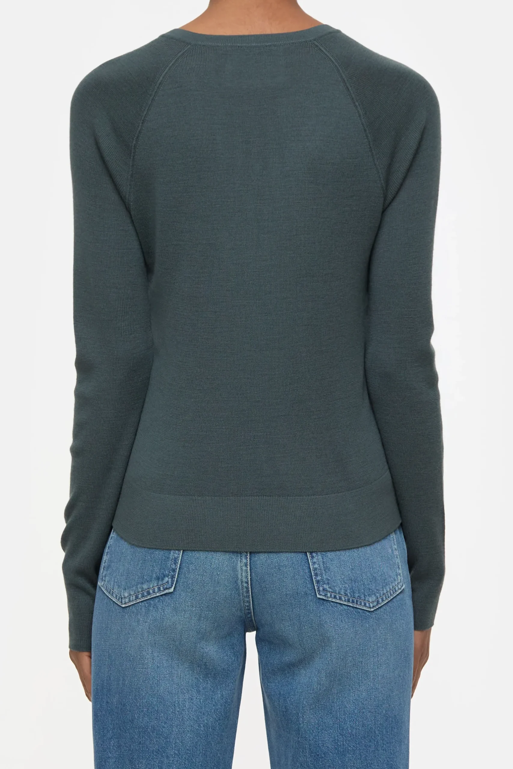 Closed Strick*Pullover aus Bio-Woll-Mix Pinigreen