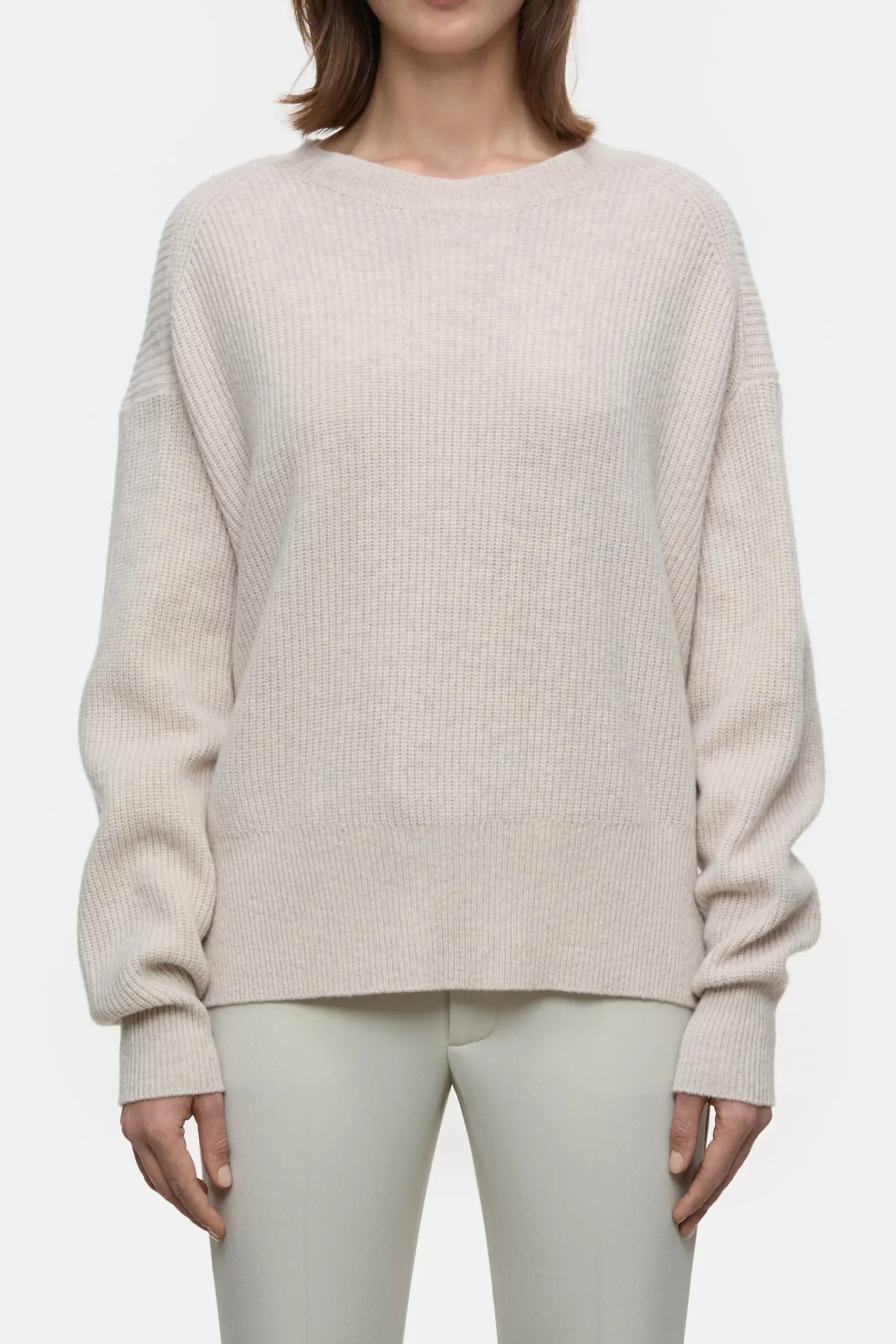 Closed Strick*Pullover aus Merinowolle Pearlbeige