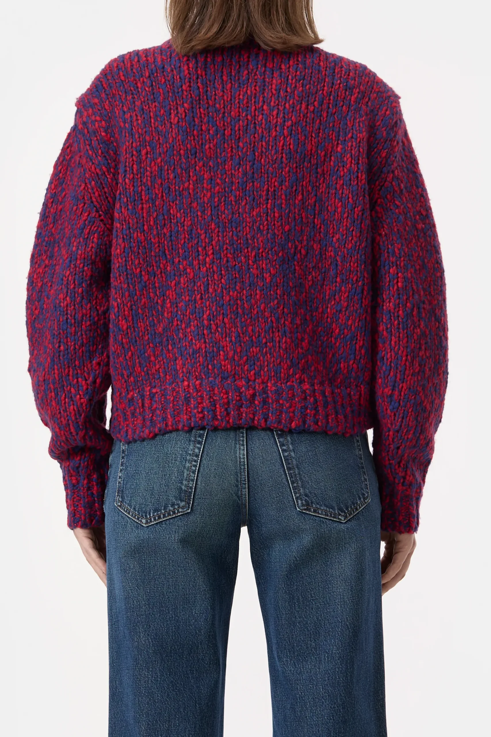 Closed Strick*Pullover aus Woll-Mix Chilipepperred