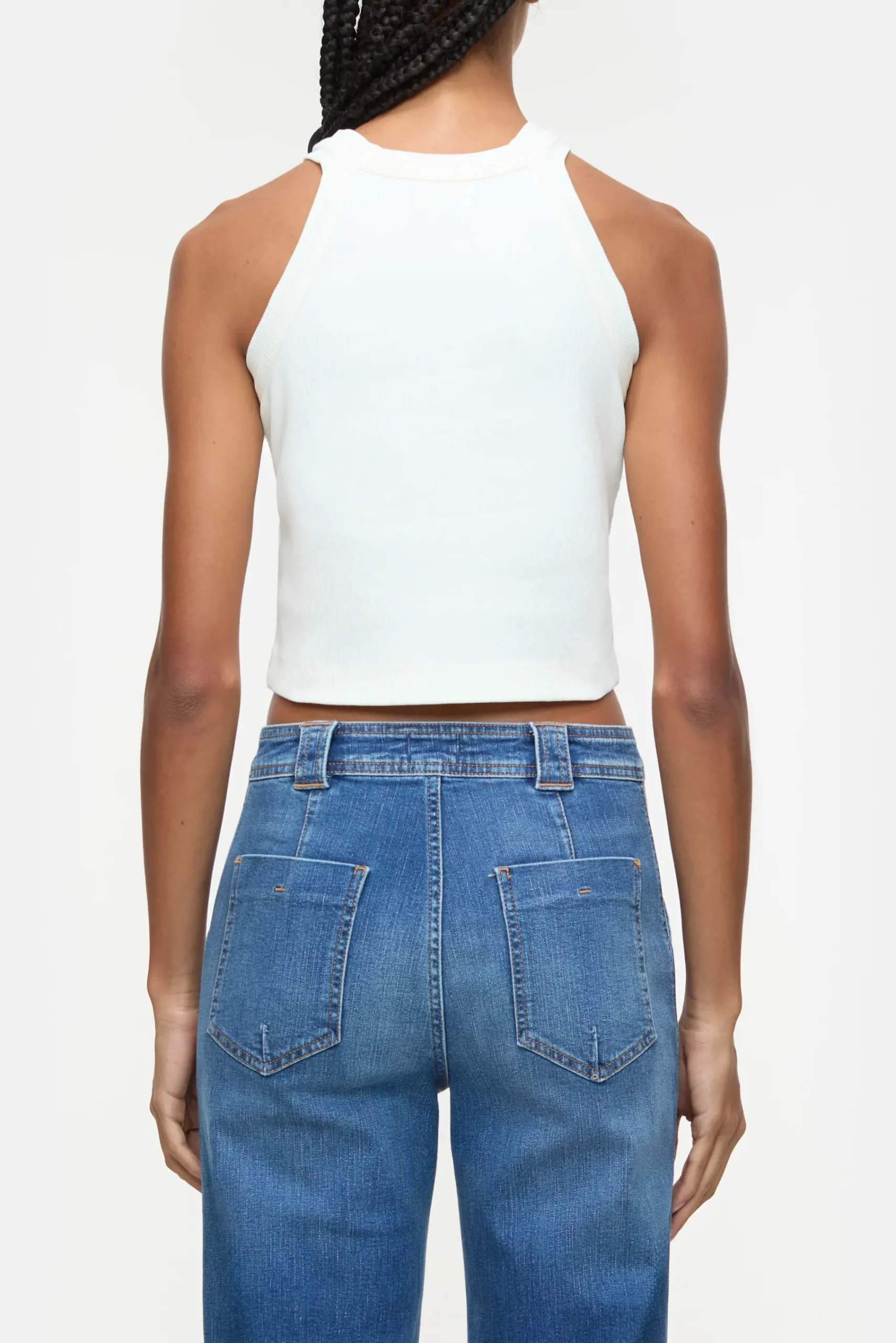 Closed T-shirts*Racer Top aus Bio-Baumwoll-Mix Ivory