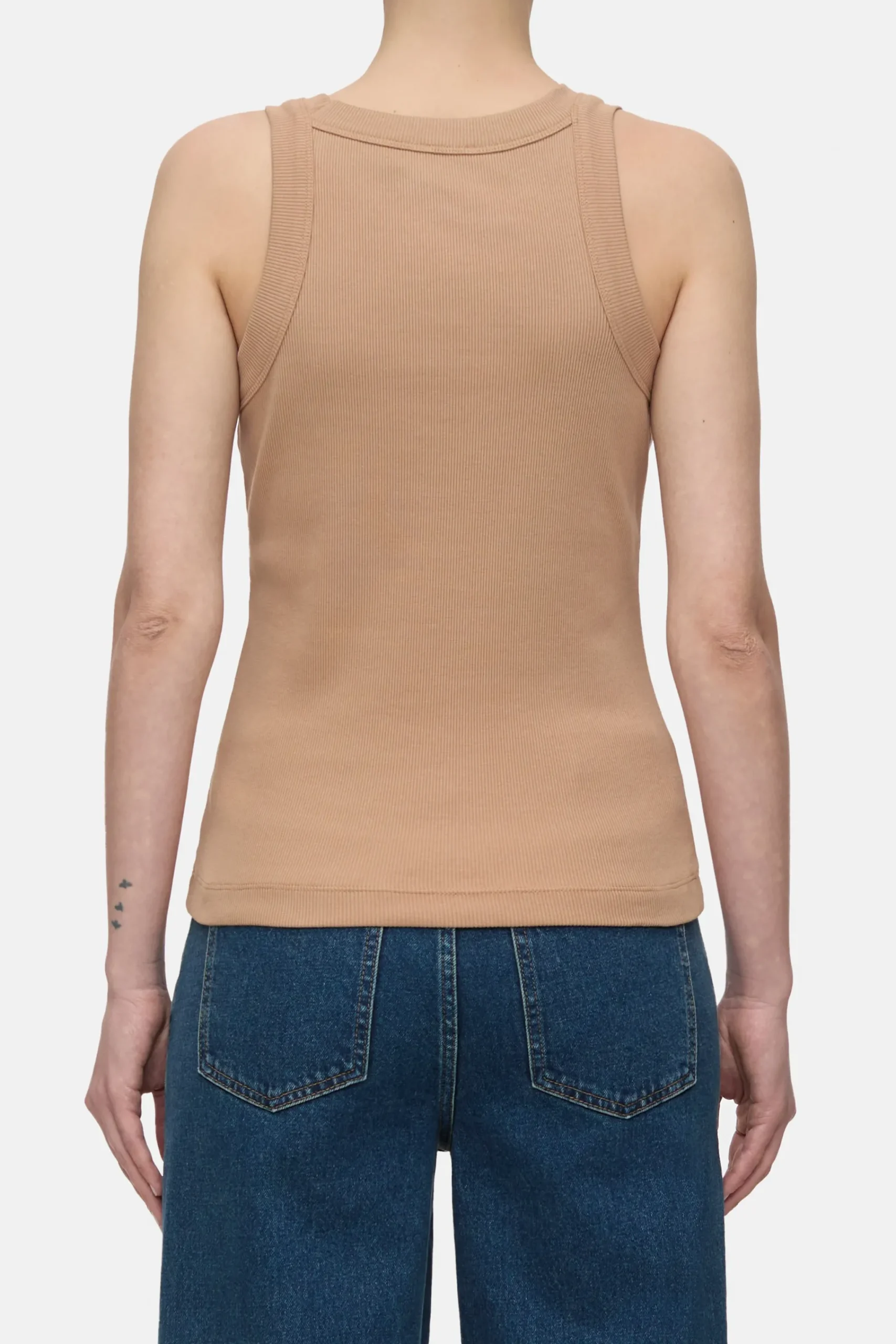 Closed T-shirts*Racer Top aus Bio-Baumwoll-Mix Biscottibrown