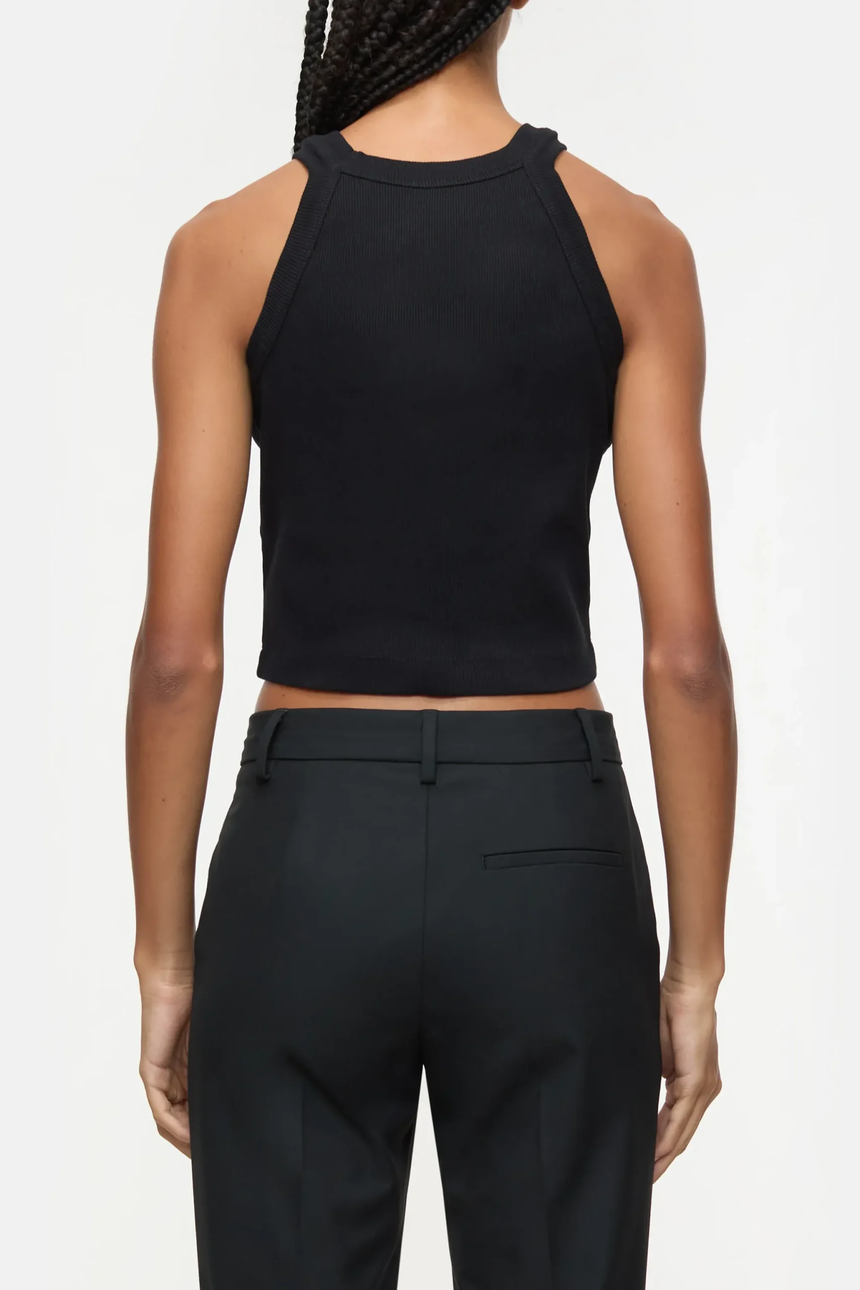 Closed T-shirts*Racer Top aus Bio-Baumwoll-Mix Black