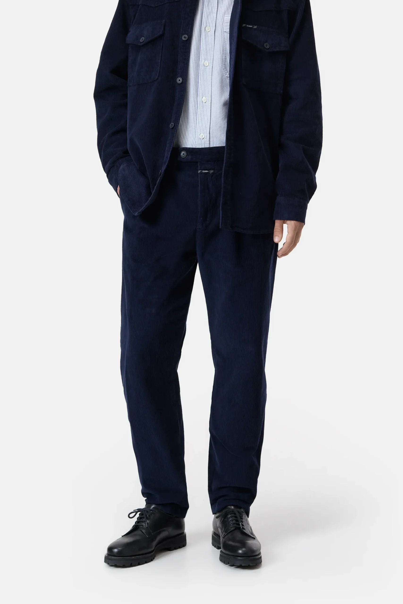 Closed Hosen*Regular Pants - Style Name Bergen Tapered Darknight