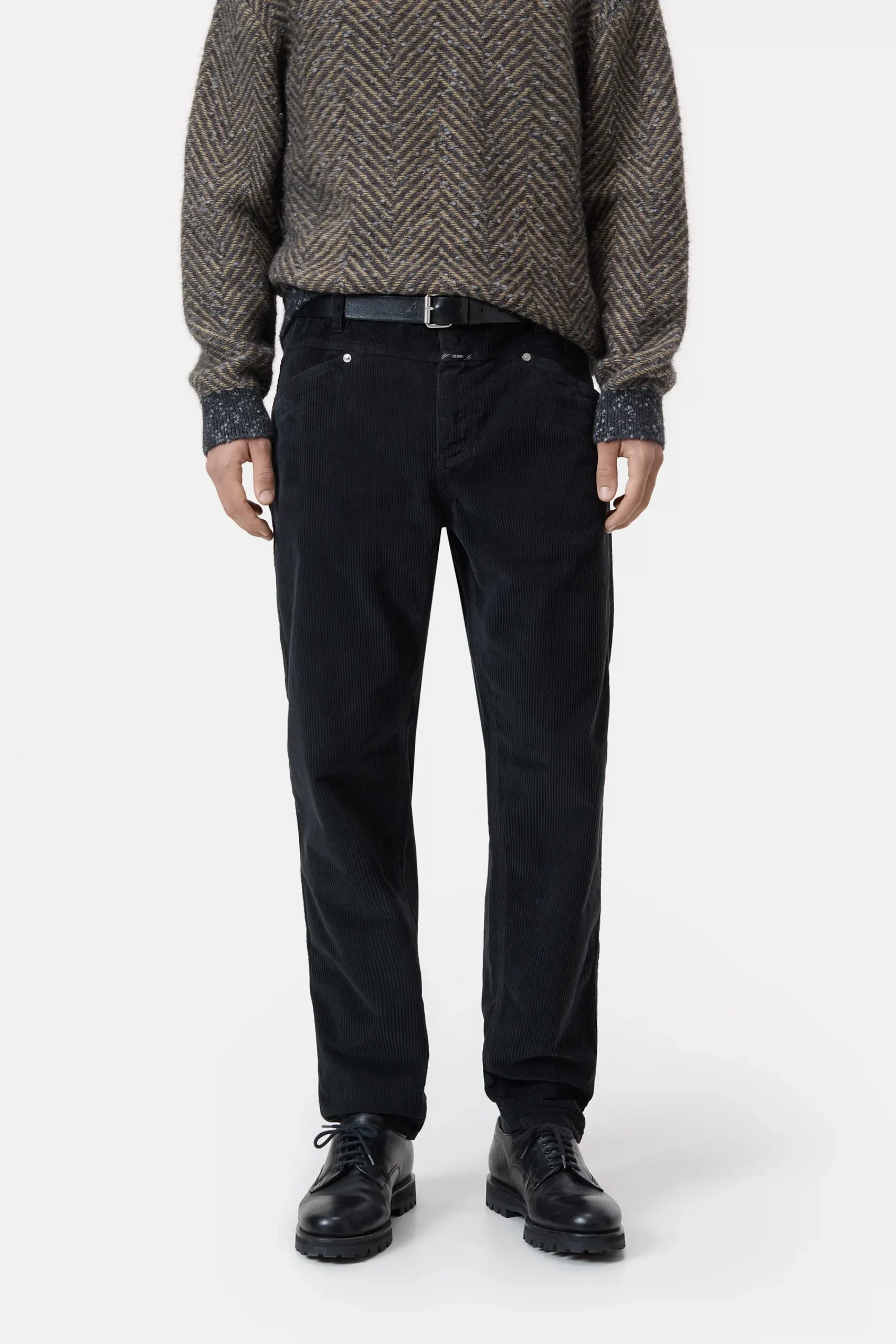 Closed Hosen*Regular Pants - Style Name X-Lent Tapered Black