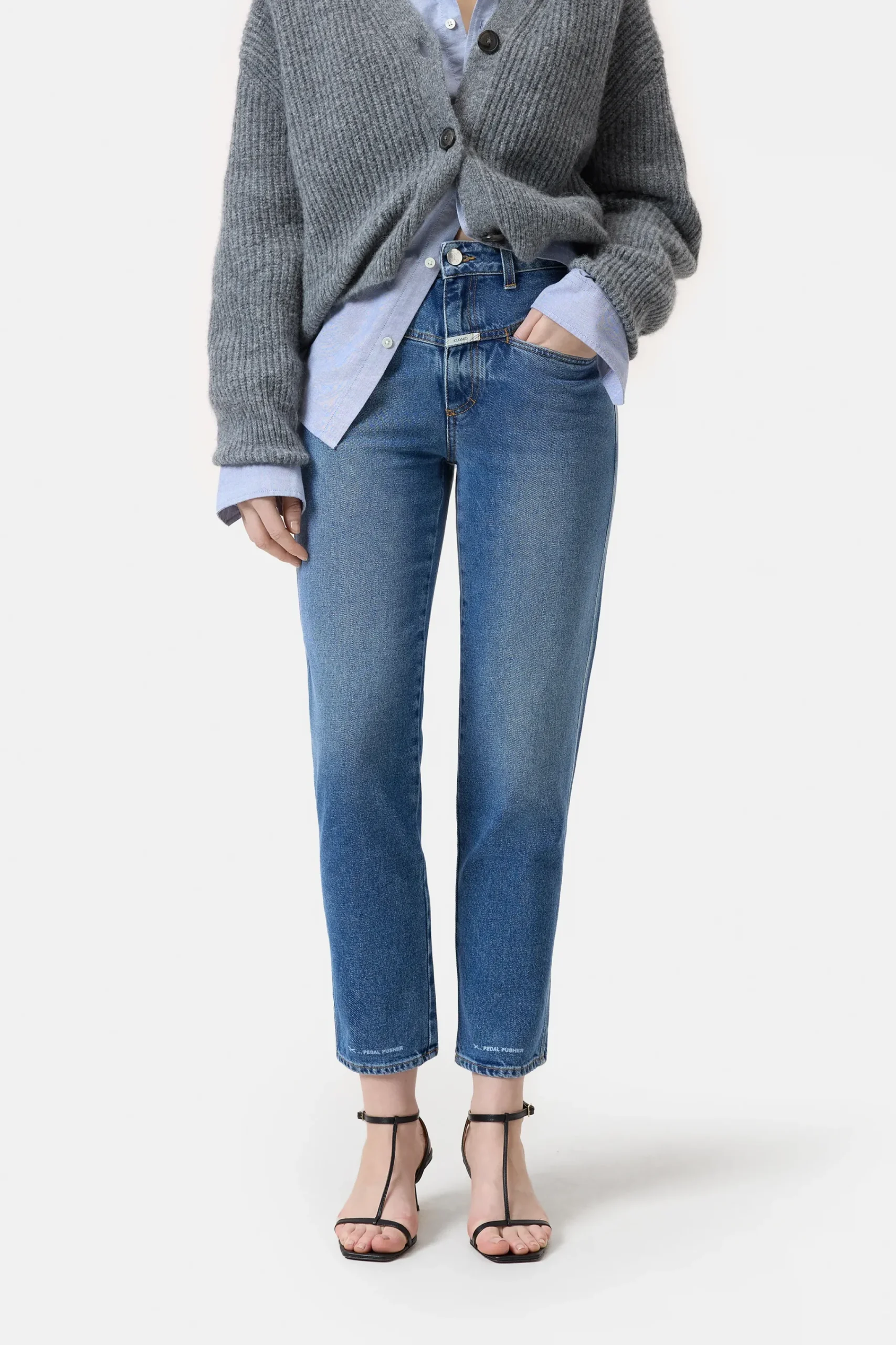 Closed Jeans | Relaxed Fit*Relaxed Jeans - Style Name Pedal Pusher Midblue