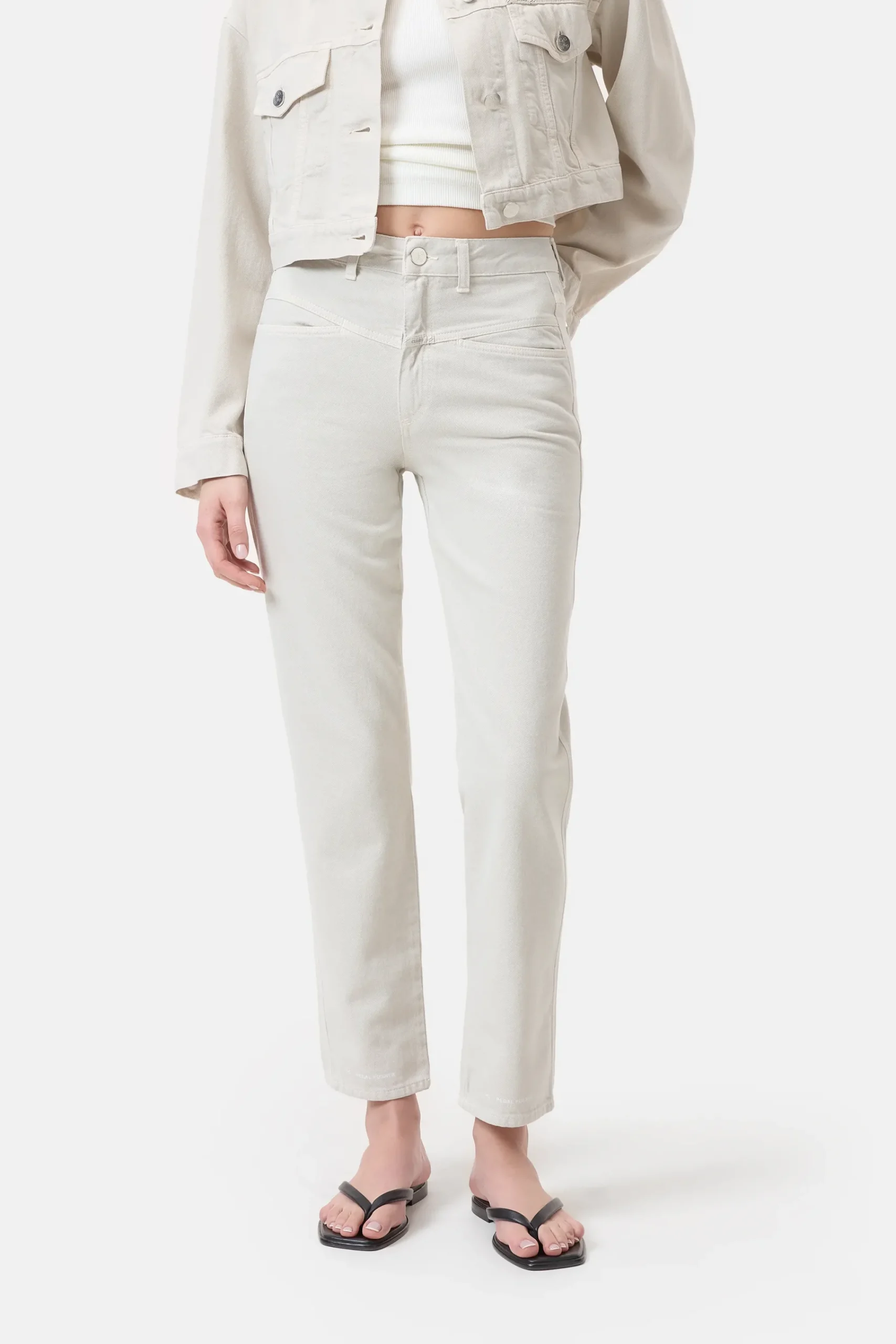 Closed Jeans | Relaxed Fit*Relaxed Jeans - Style Name Pedal Pusher Stonebeige