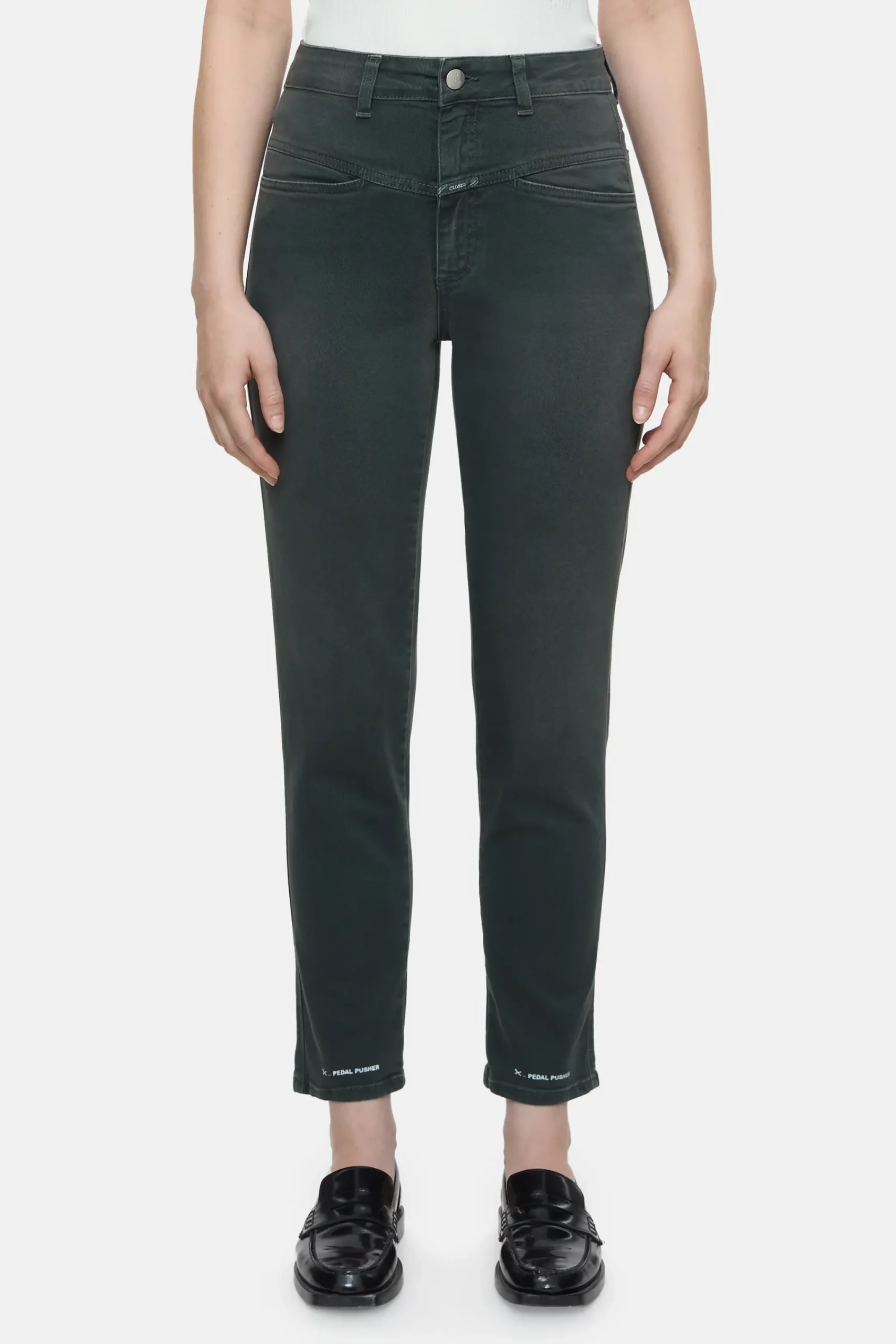 Closed Jeans | Relaxed Fit*Relaxed Jeans - Style Name Pedal Pusher Pinigreen