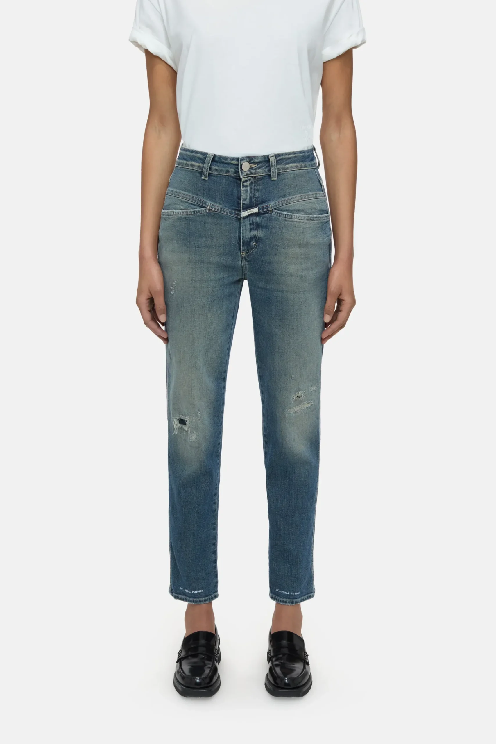 Closed Jeans | Relaxed Fit*Relaxed Jeans - Style Name Pedal Pusher Midblue