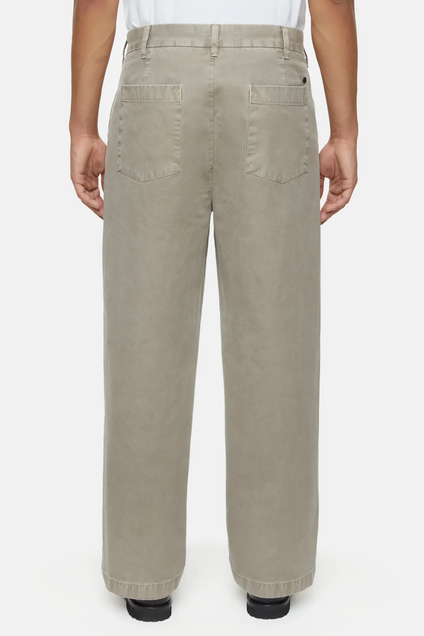 Closed Hosen*Relaxed Pants - Style Name Blomberg Wide Naturallinen