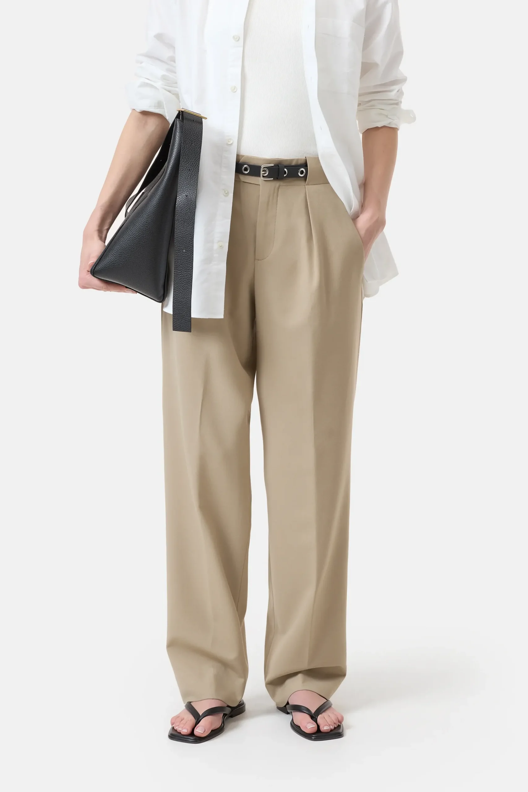 Closed Hosen*Relaxed Pants - Style Name Mawson Darkchinobeige