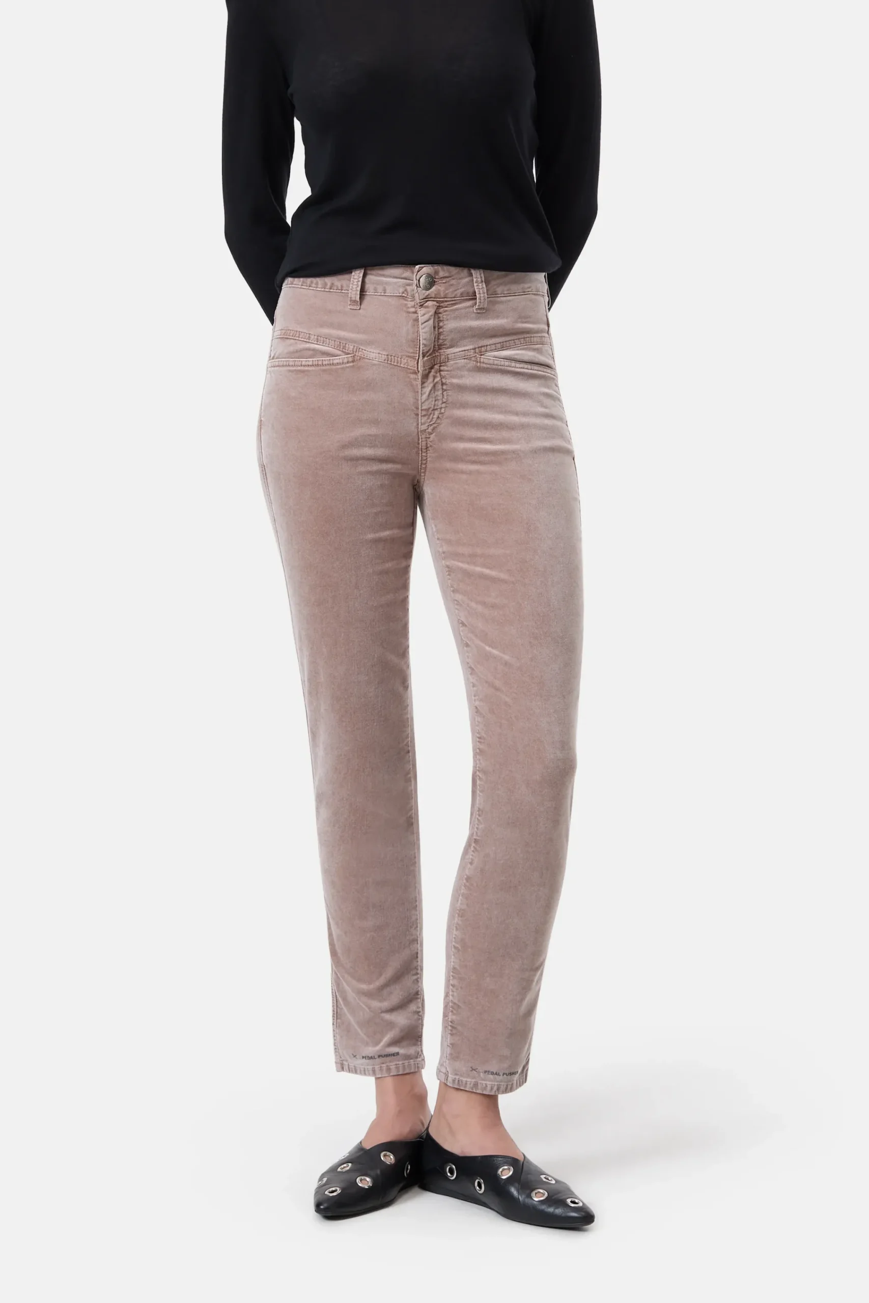 Closed Hosen*Relaxed Pants - Style Name Pedal Pusher Biscottibrown