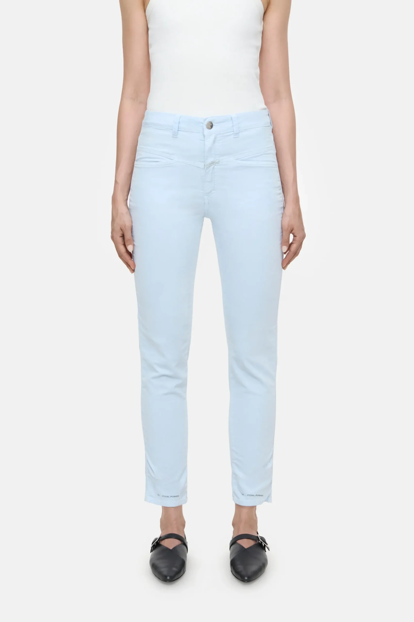 Closed Hosen*Relaxed Pants - Style Name Pedal Pusher Lazioblue