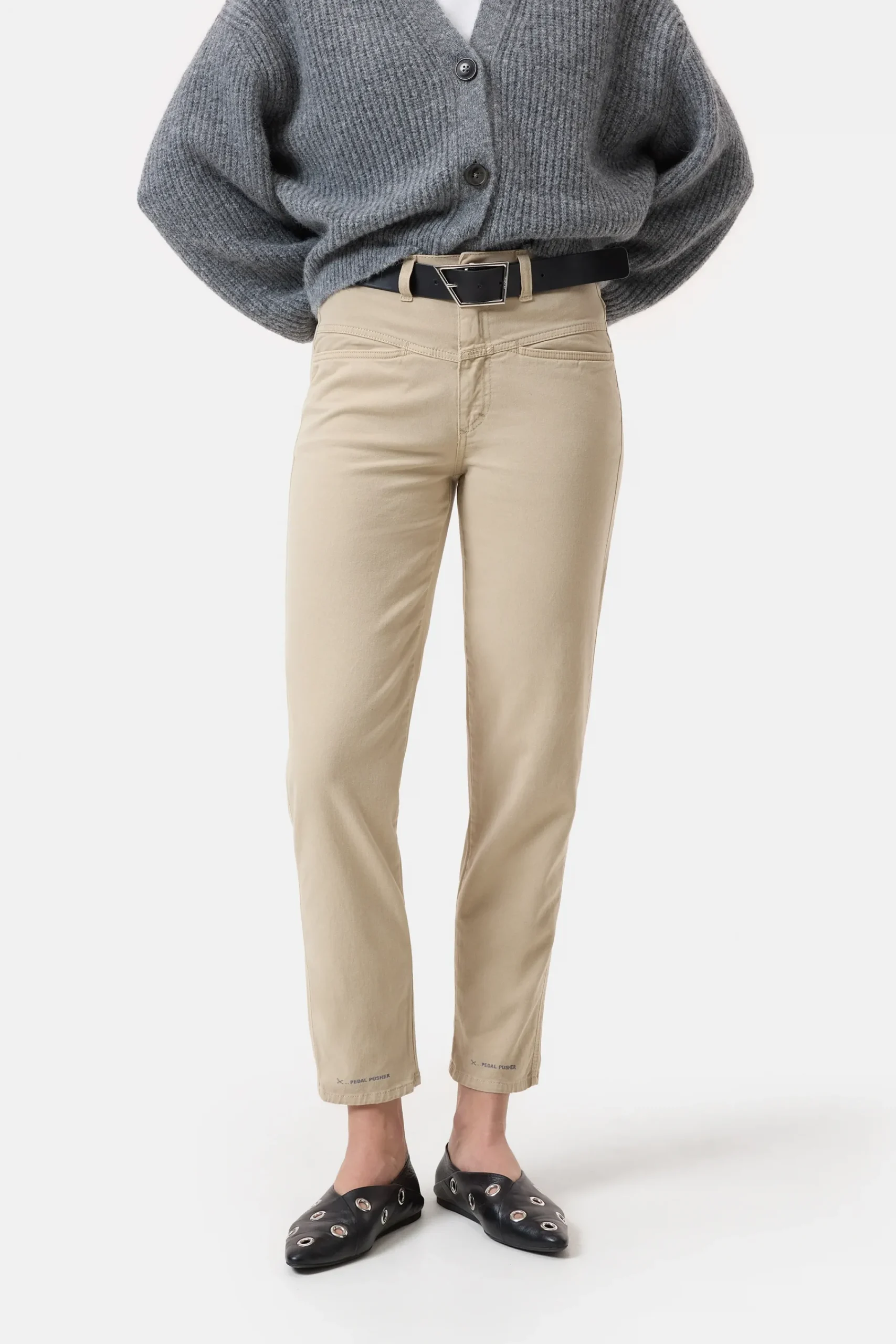 Closed Hosen*Relaxed Pants - Style Name Pedal Pusher Warmsand