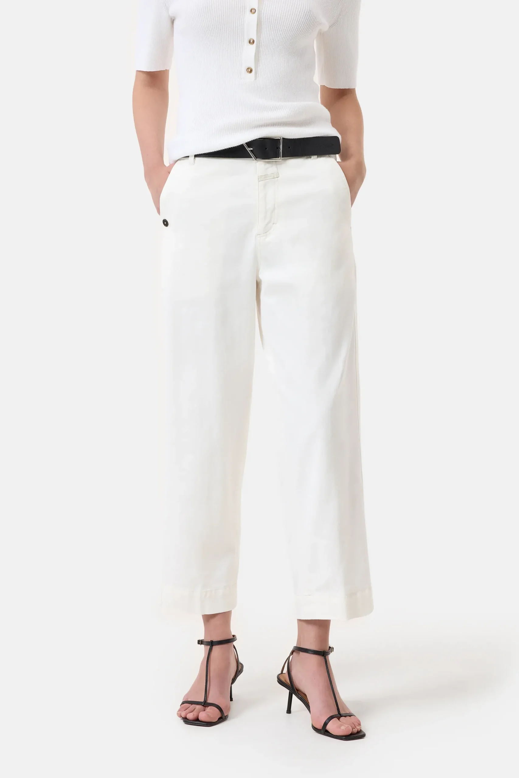 Closed Hosen*Relaxed Pants - Style Name Rovea Ivory