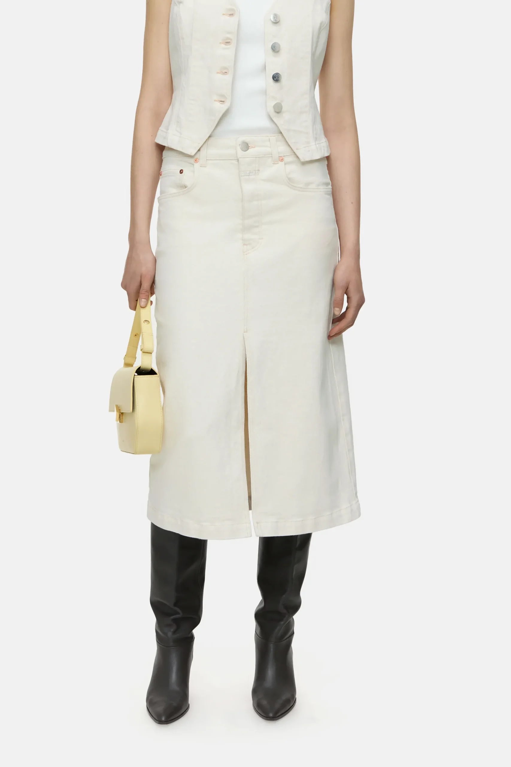 Closed Röcke*Rock aus Denim Ivory