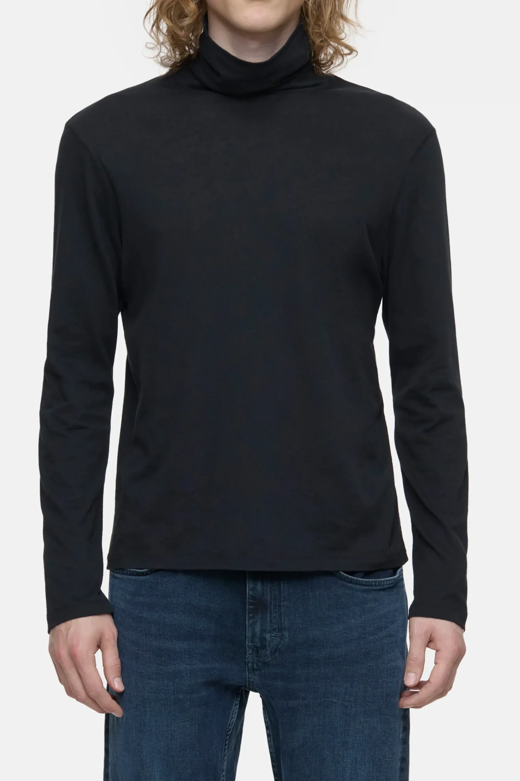 Closed T-shirts*Rollkragen aus Baumwoll-Mix Black