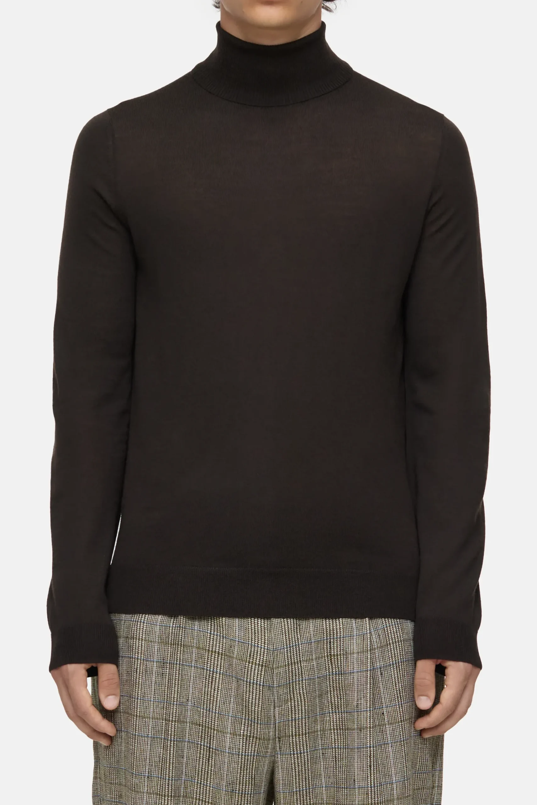 Closed Strick*Rollkragenpullover aus Bio-Wolle Ebony