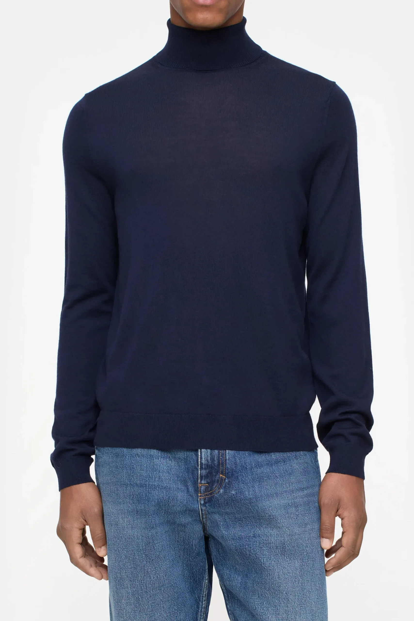 Closed Strick*Rollkragenpullover aus Bio-Wolle Darknight