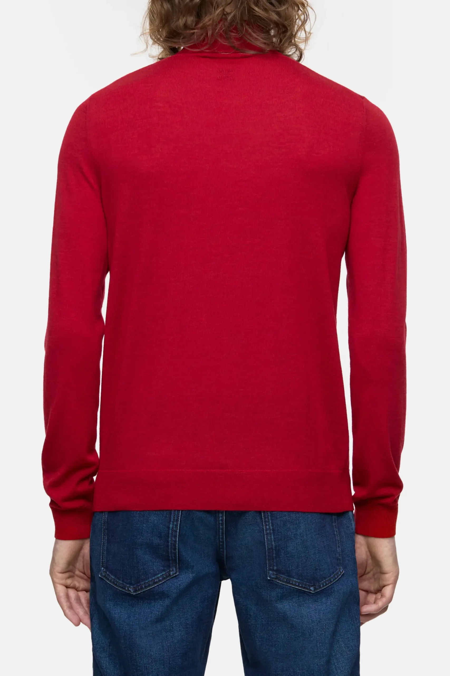 Closed Strick*Rollkragenpullover aus Bio-Wolle Chilipepperred