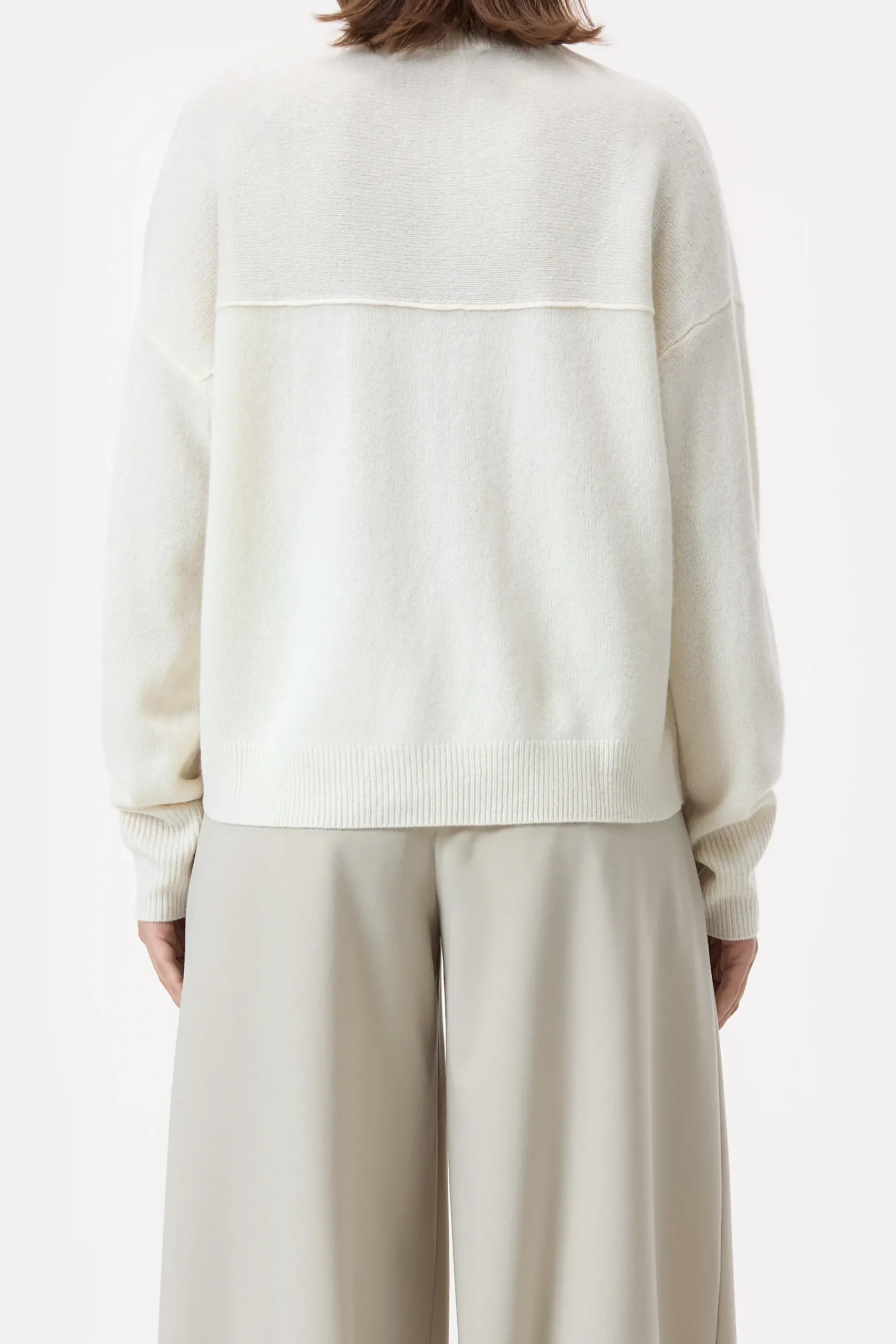 Closed Strick*Rollkragen-Pullover aus Wolle Ivory