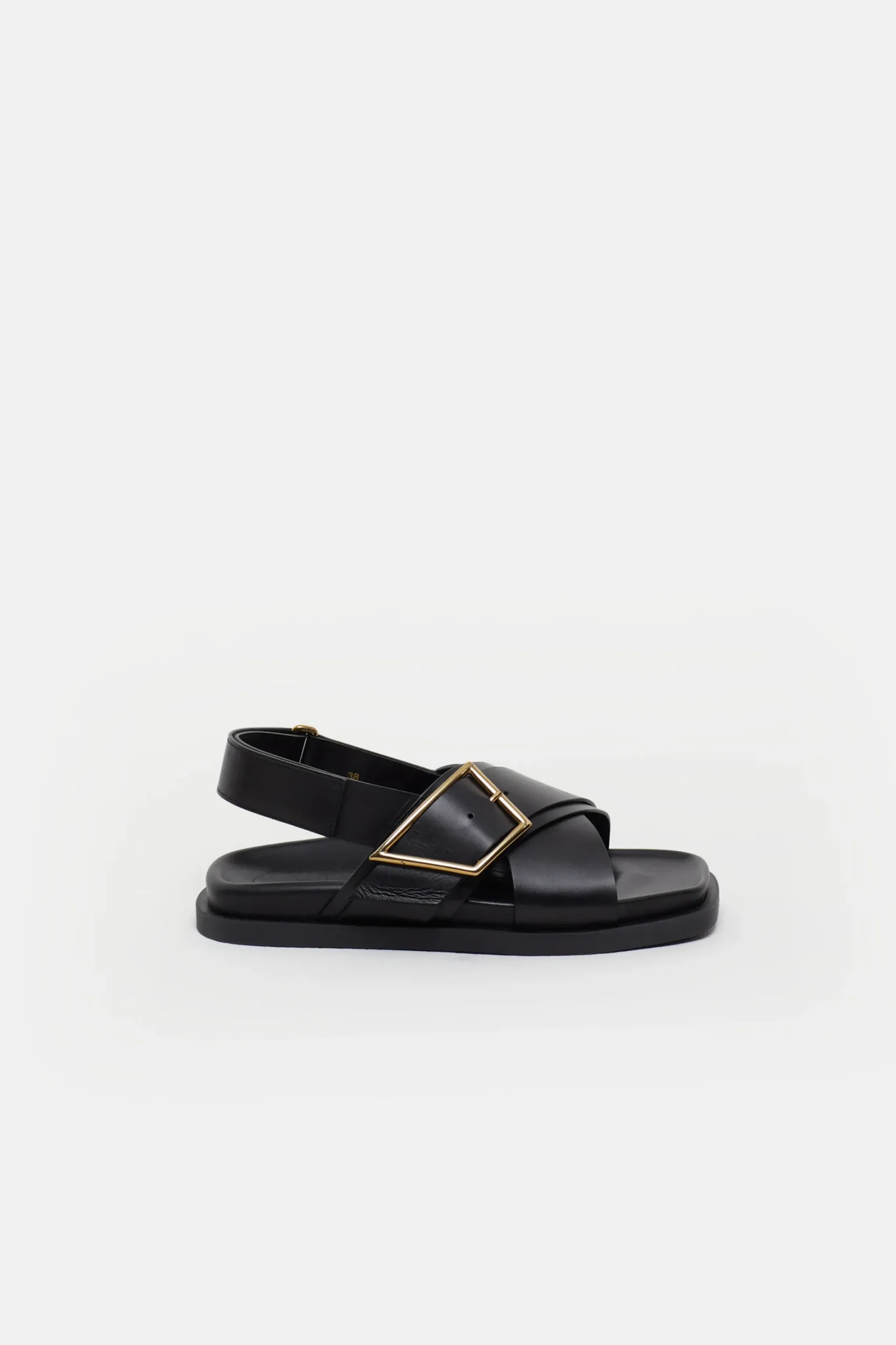 Closed Lederschuhe*Sandalen aus Leder Black