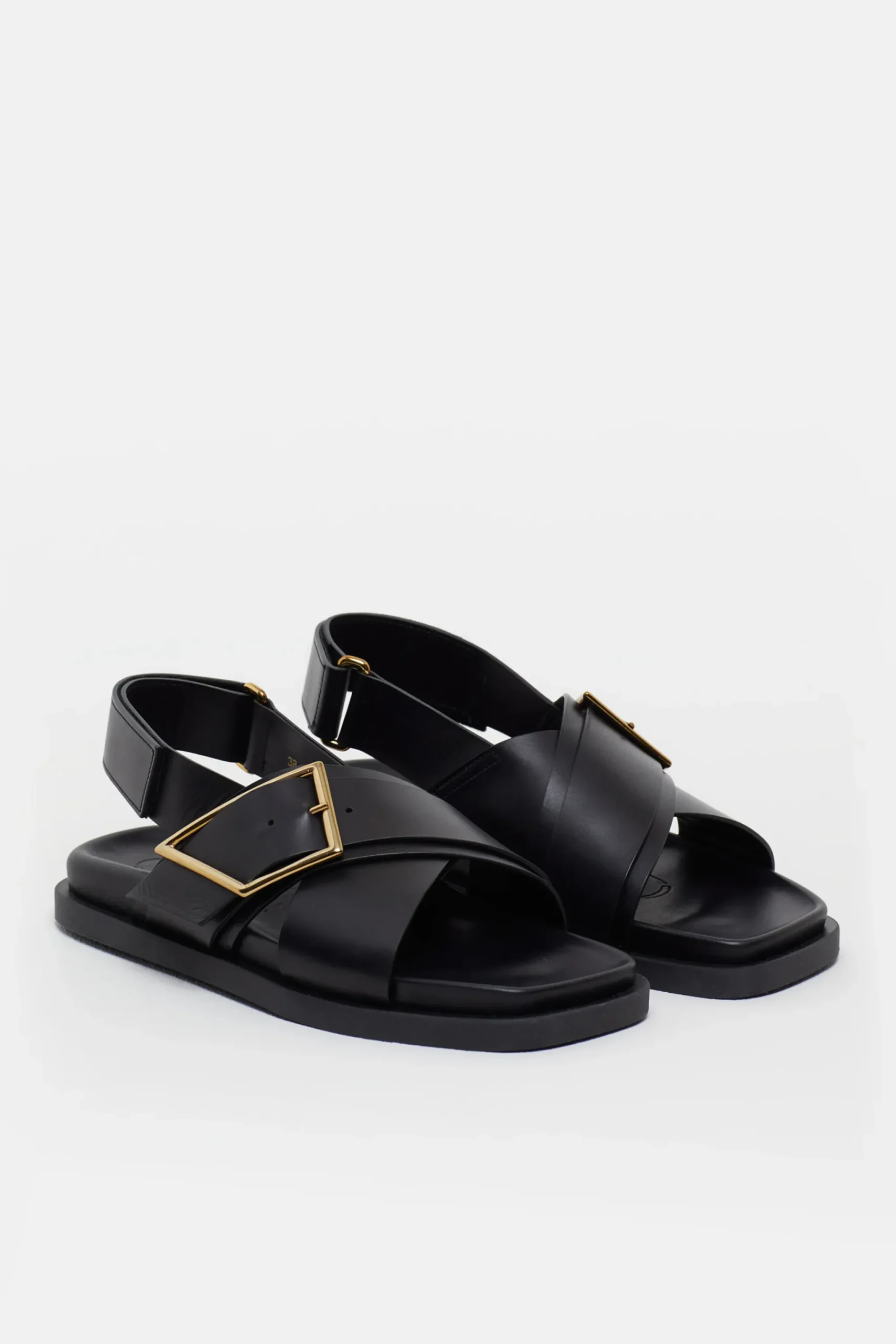 Closed Lederschuhe*Sandalen aus Leder Black