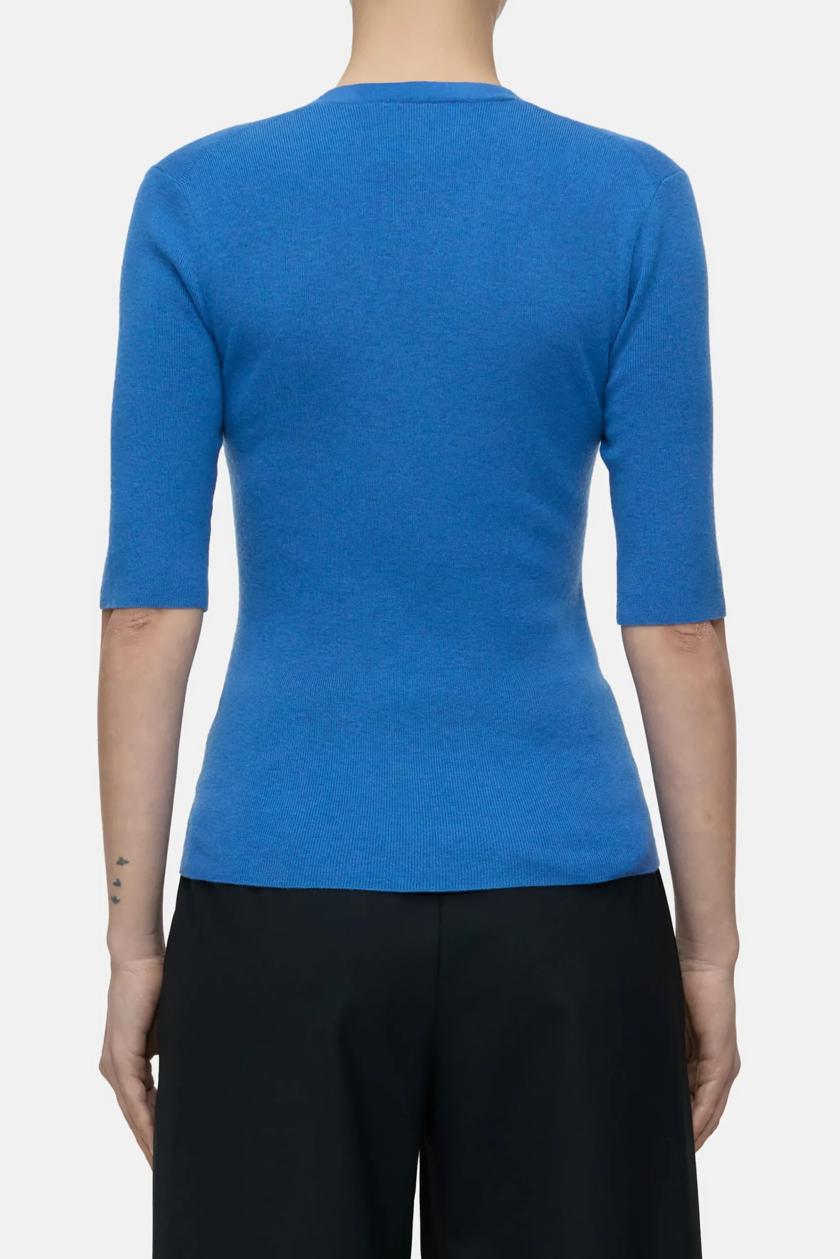 Closed Strick*Shirt aus Kaschmir-Mix Lakeblue